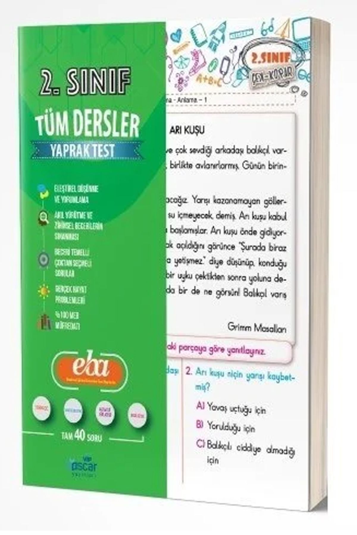 Altınpost Yayınları 2. Sınıf Tüm Dersler Yaprak Test