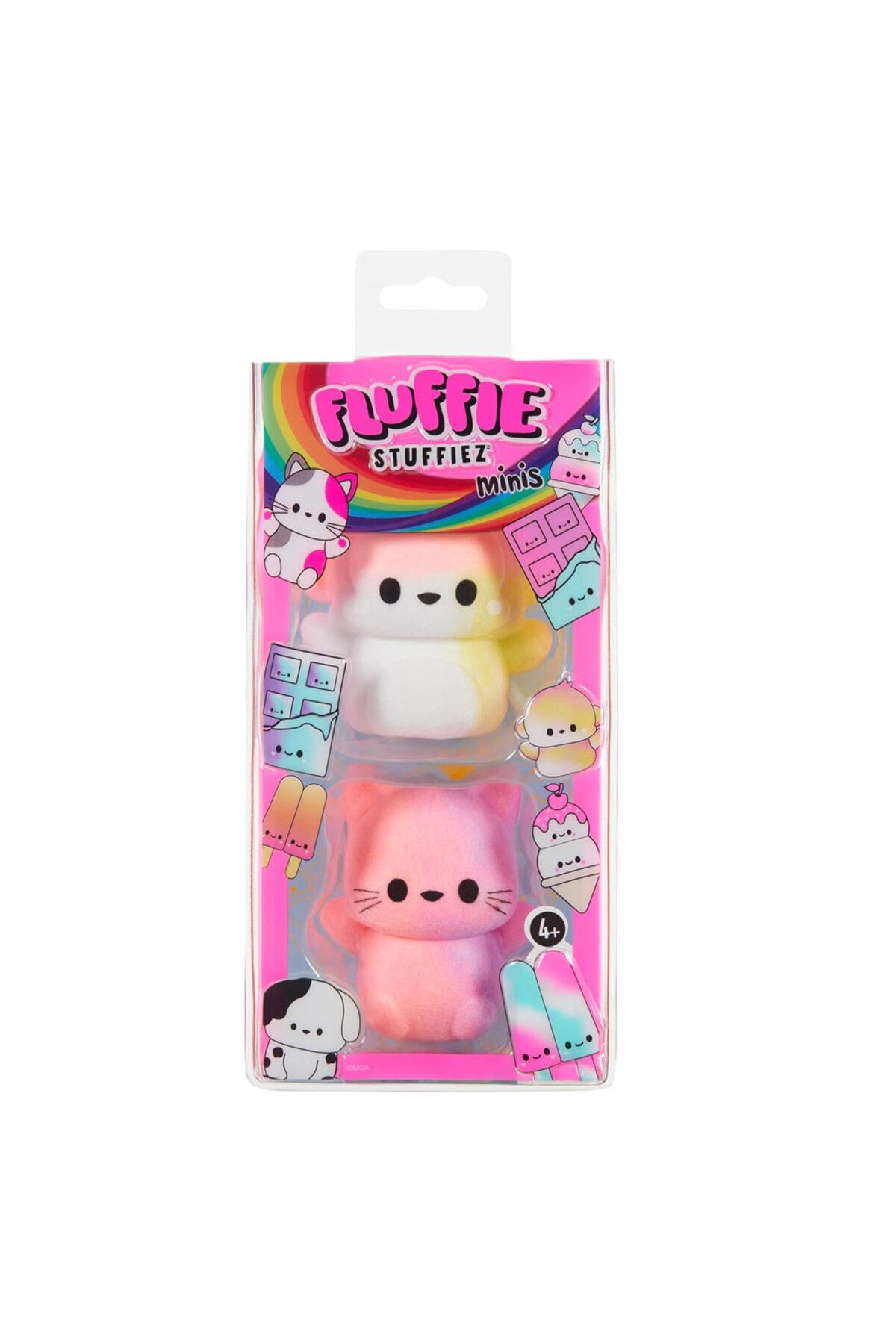 Fluffie Stuffiez Minis Maymun ve Kedi 529217