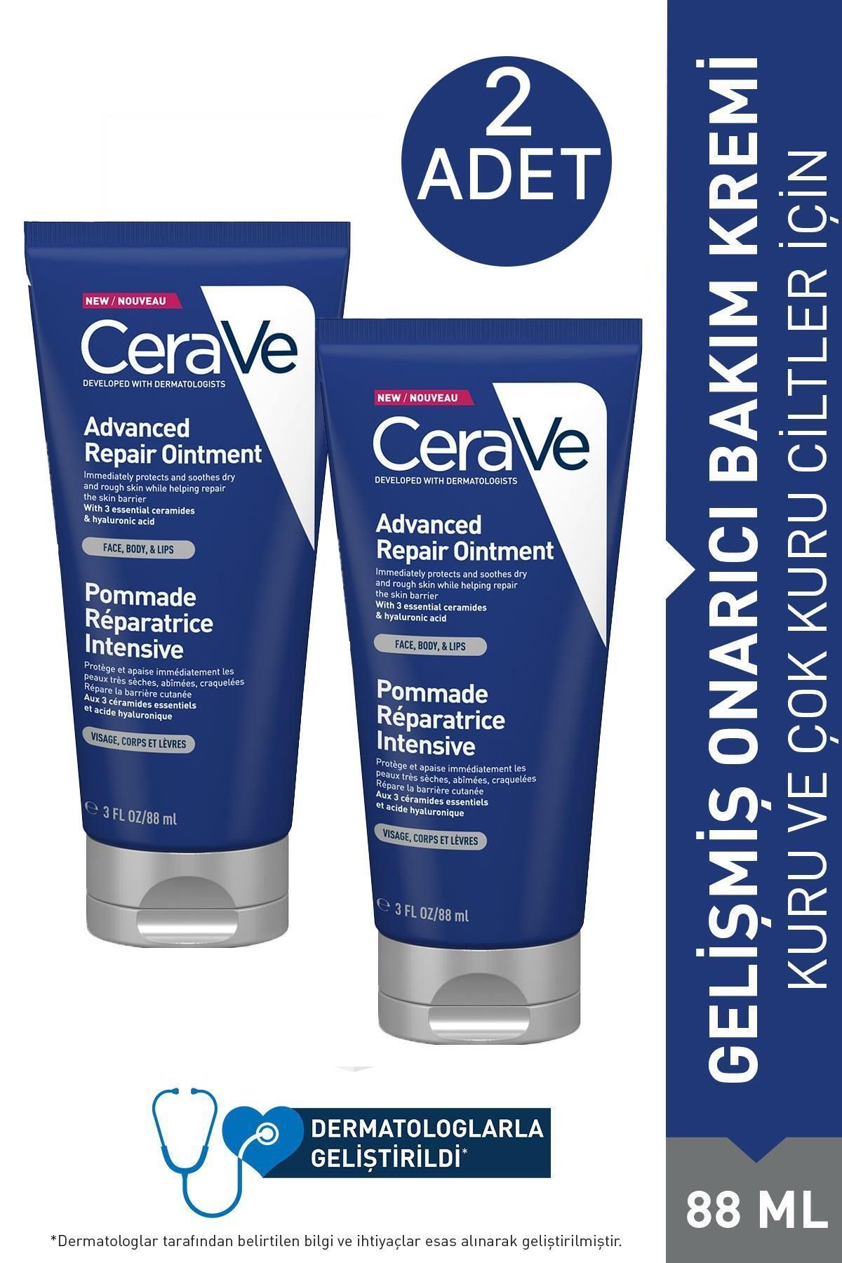 Seddar Collection Cerave Gelişmiş Onarıcı Bakım Kremi 88 ml 2 ADET