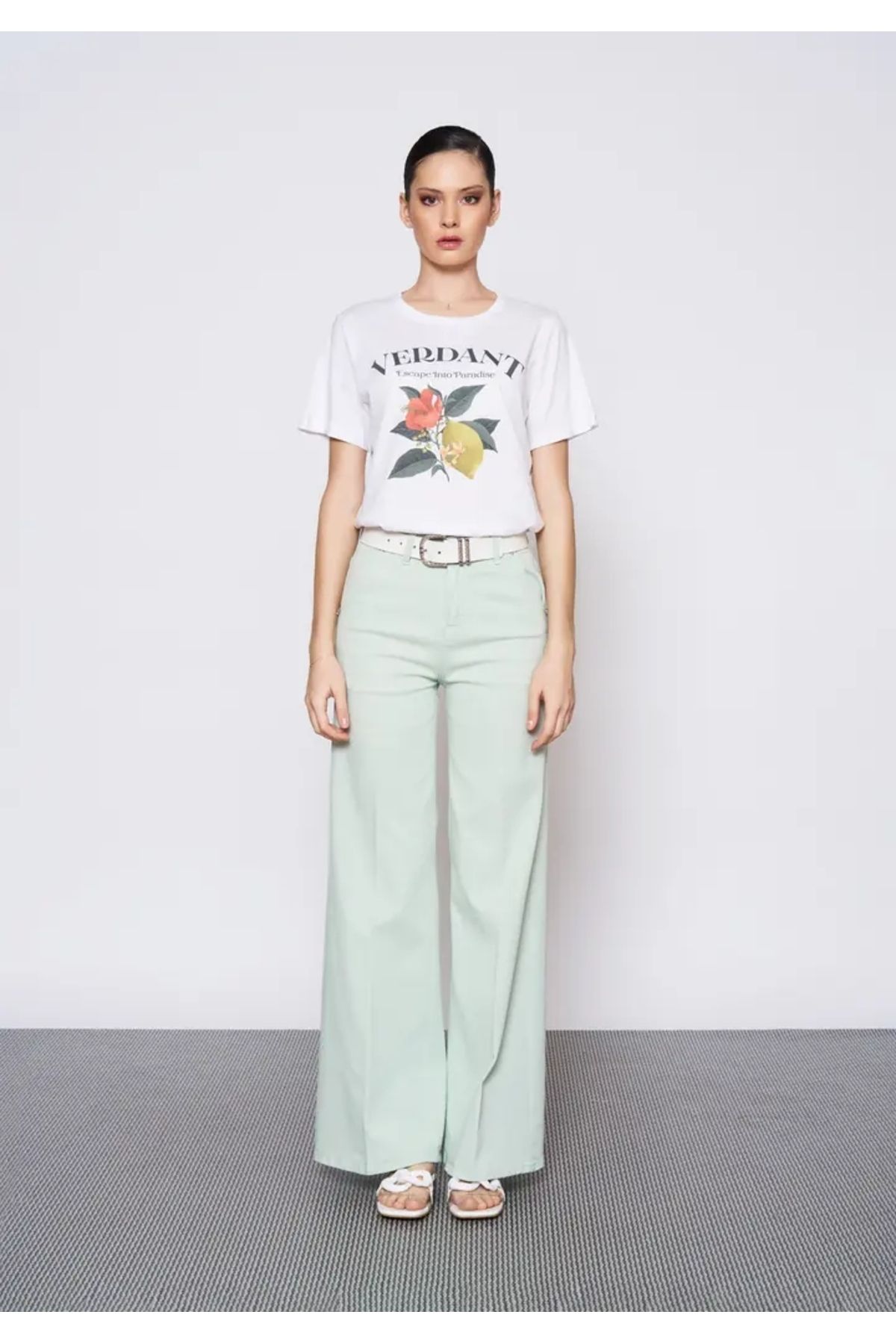 EUROFASHION Mint Lisa Denim Pantolon