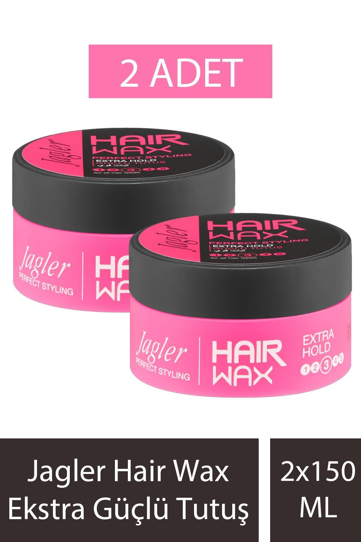 Seddar Collection Jagler Hair Wax Ekstra Güçlü Tutuş 150 ml 2 Adet