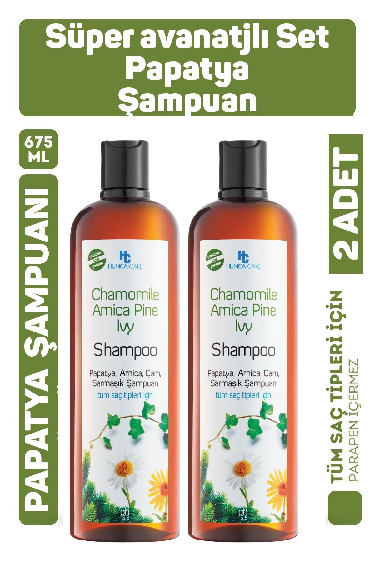 Seddar Collection Hunca Care Papatya Şampuan 675 ml 2 Adet