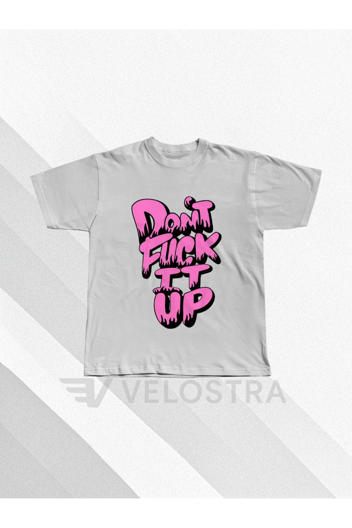 Velostra Unisex baskılı Oversize T-shirt