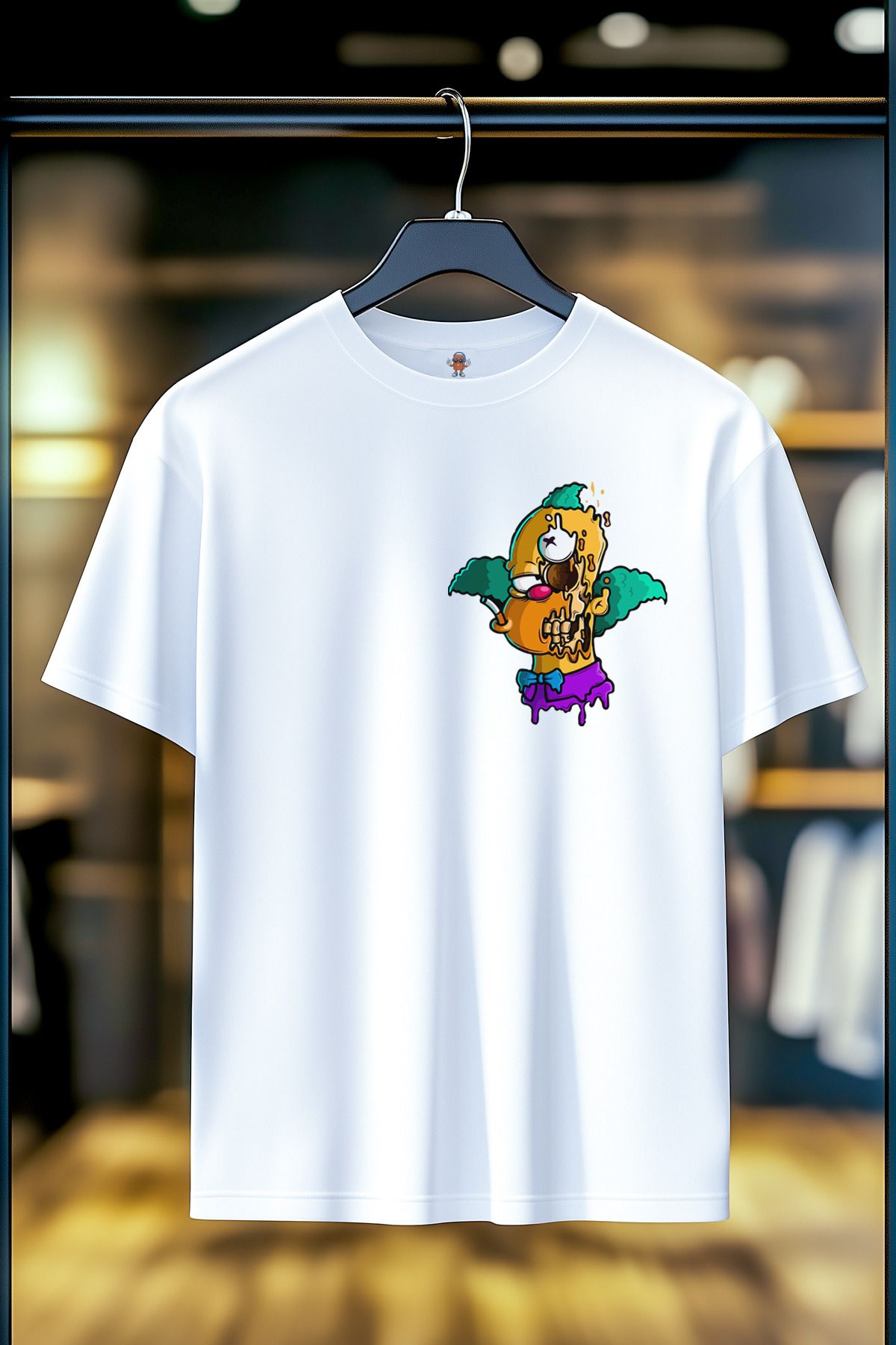 BookOrBook Rotten Circus %100 Pamuk Premium Kalite Sırt Baskılı T-Shirt