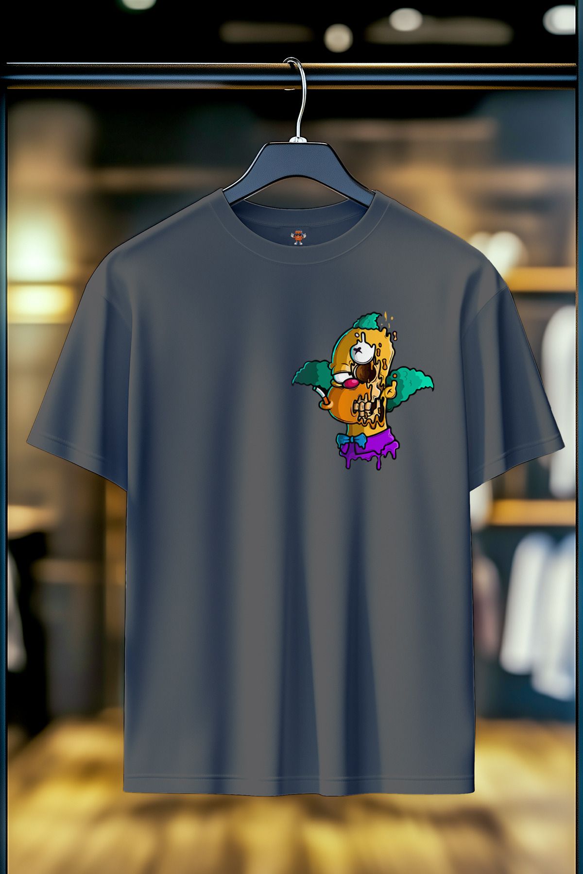 BookOrBook Rotten Circus %100 Pamuk Premium Kalite Sırt Baskılı T-Shirt