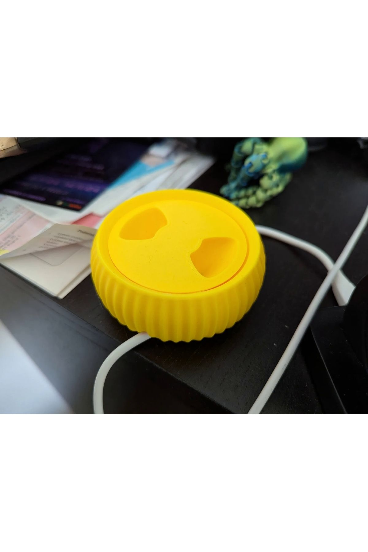 3dmakers Kablo Sarıcı Aparat – Hareketli Parçalı Pratik Kablo Düzenleyici (Print-in-Place)