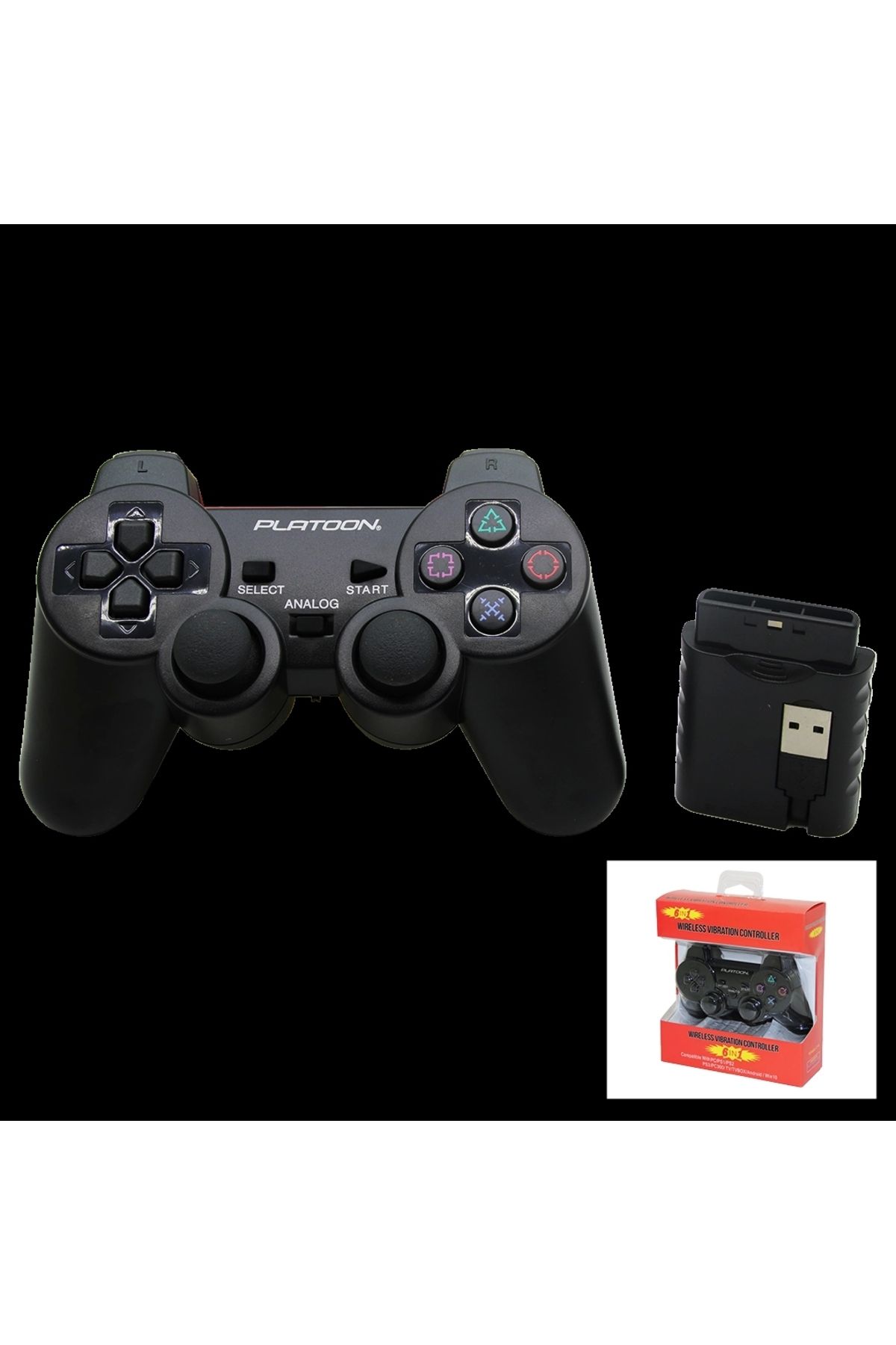 İnnMerry 3IN1 ANALOG OYUN KOLU WIRELESS PC/PS2/PS3 PL-2860 (5047)