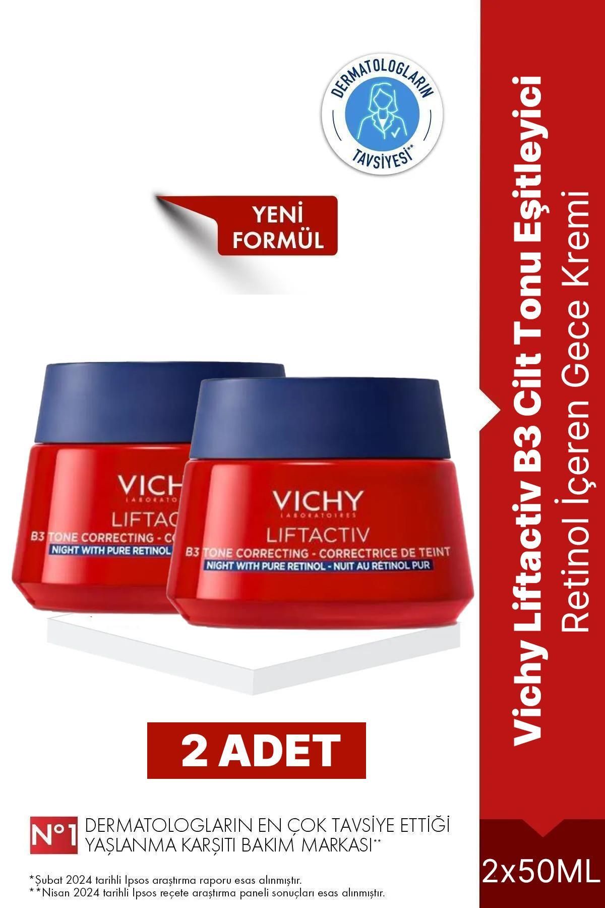 Seddar Collection B3 Cilt Tonu Eşitleyici Retinol İçeren Gece Kremi 50 ml 2 ADET