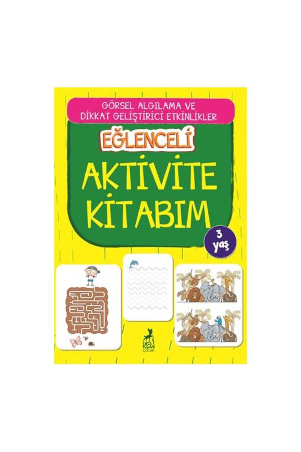 ren çocuk Eğlenceli Aktivite Kitabım 3 Yaş