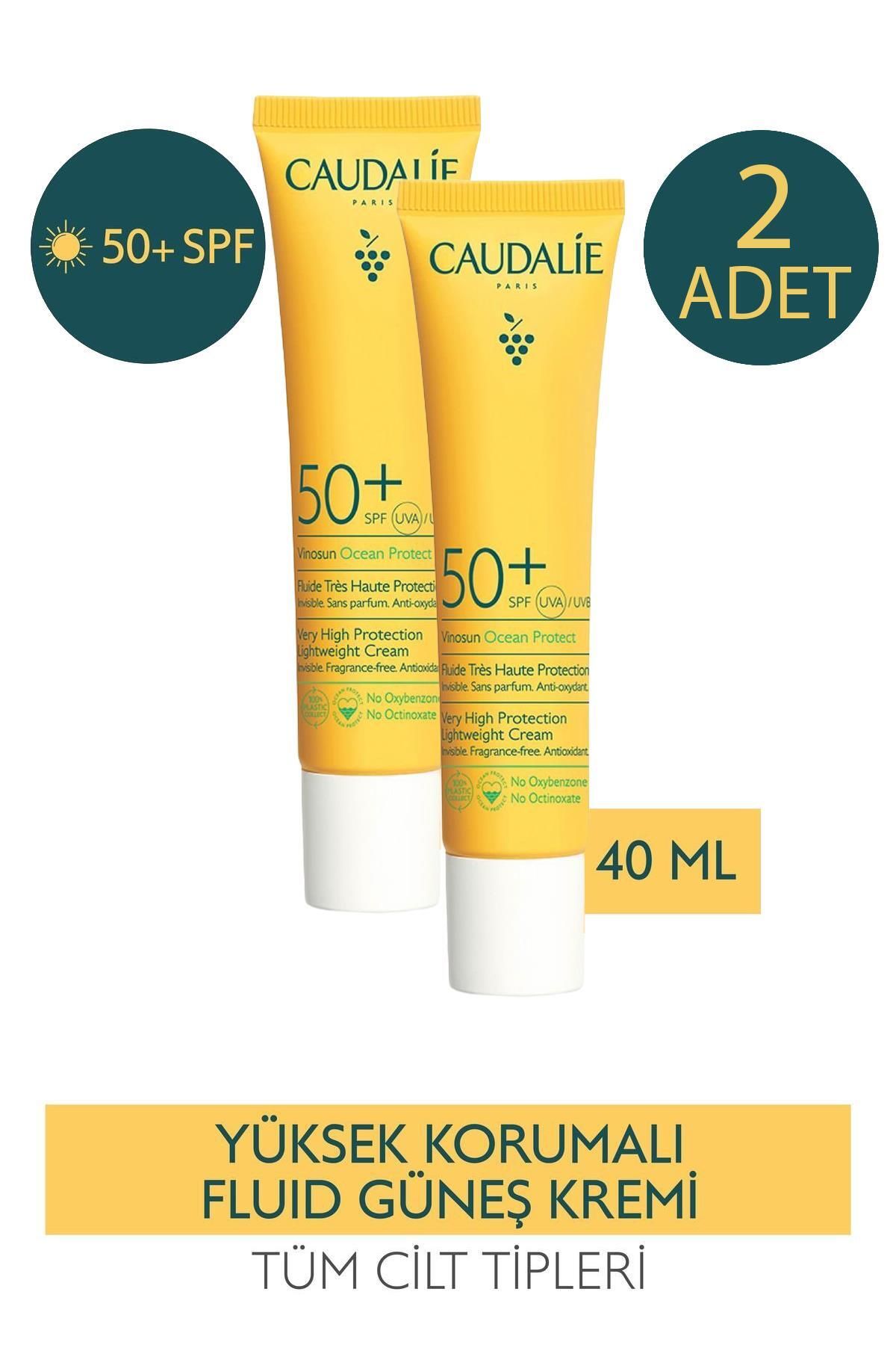 Seddar Collection Vinosun Ocean Protect Fluide UVA/UVB SPF50+ 40 ml 2 Adet