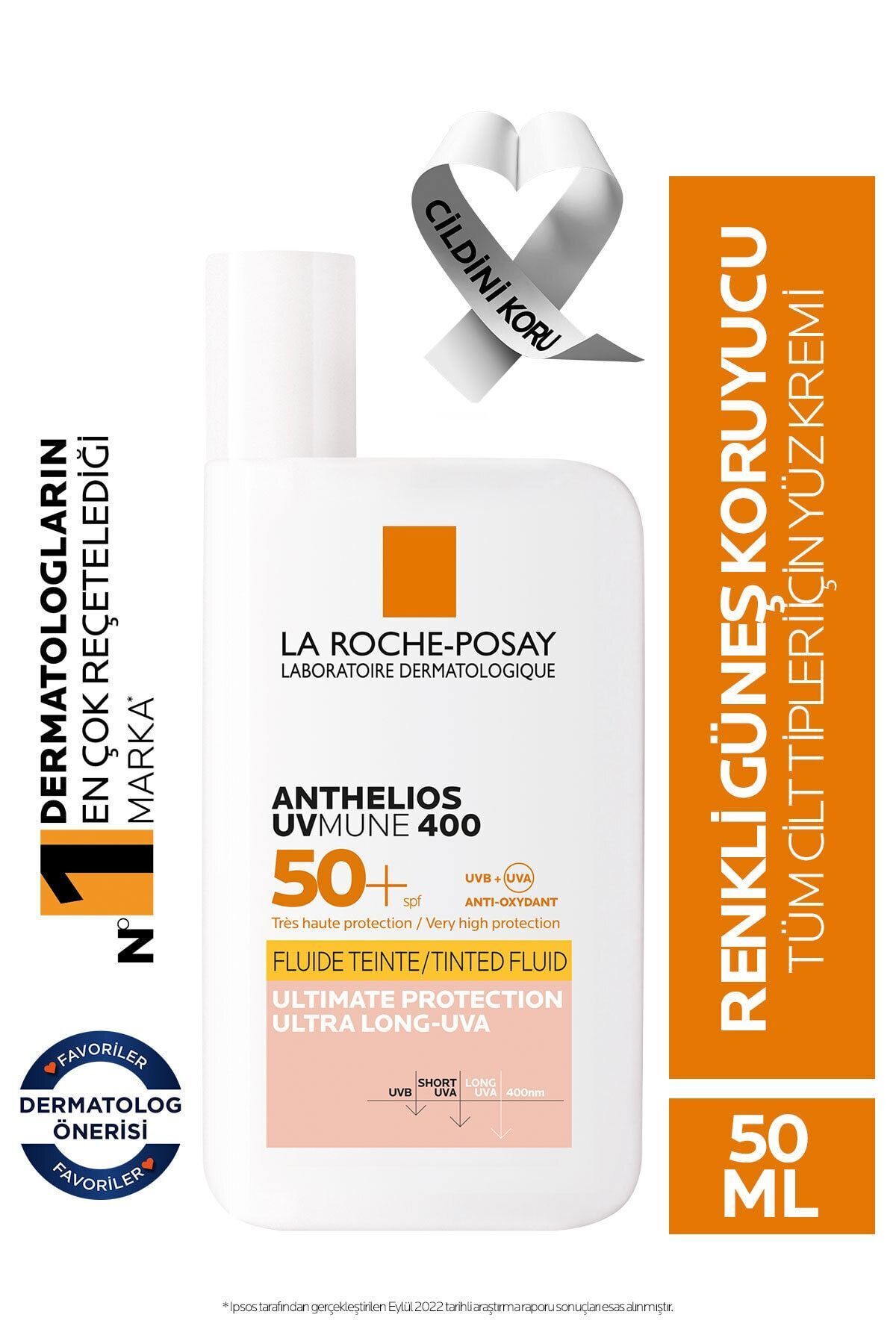 Seddar Collection Anthelios Uvmune Fluid Tinted SPF50+ 50 ml