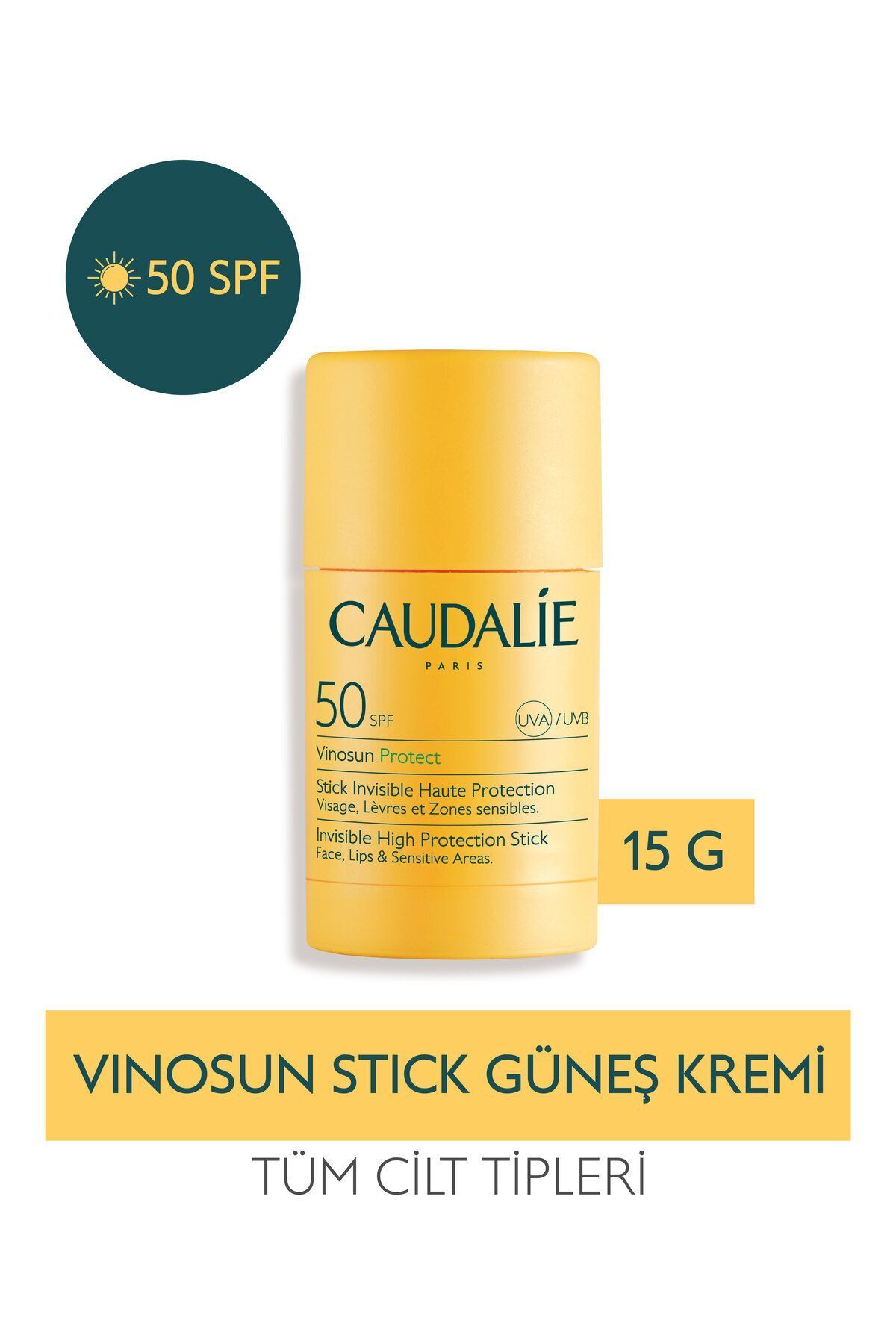 Seddar Collection Vinosun Protect Invisible High Protection Stick SPF50+ 15 gr