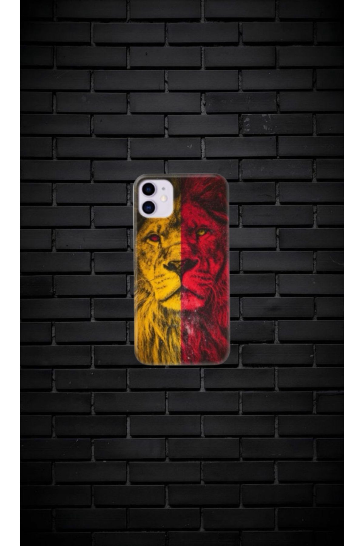 cover shopp Aslan Desenli Renkli Tasarımı-2 IP 11