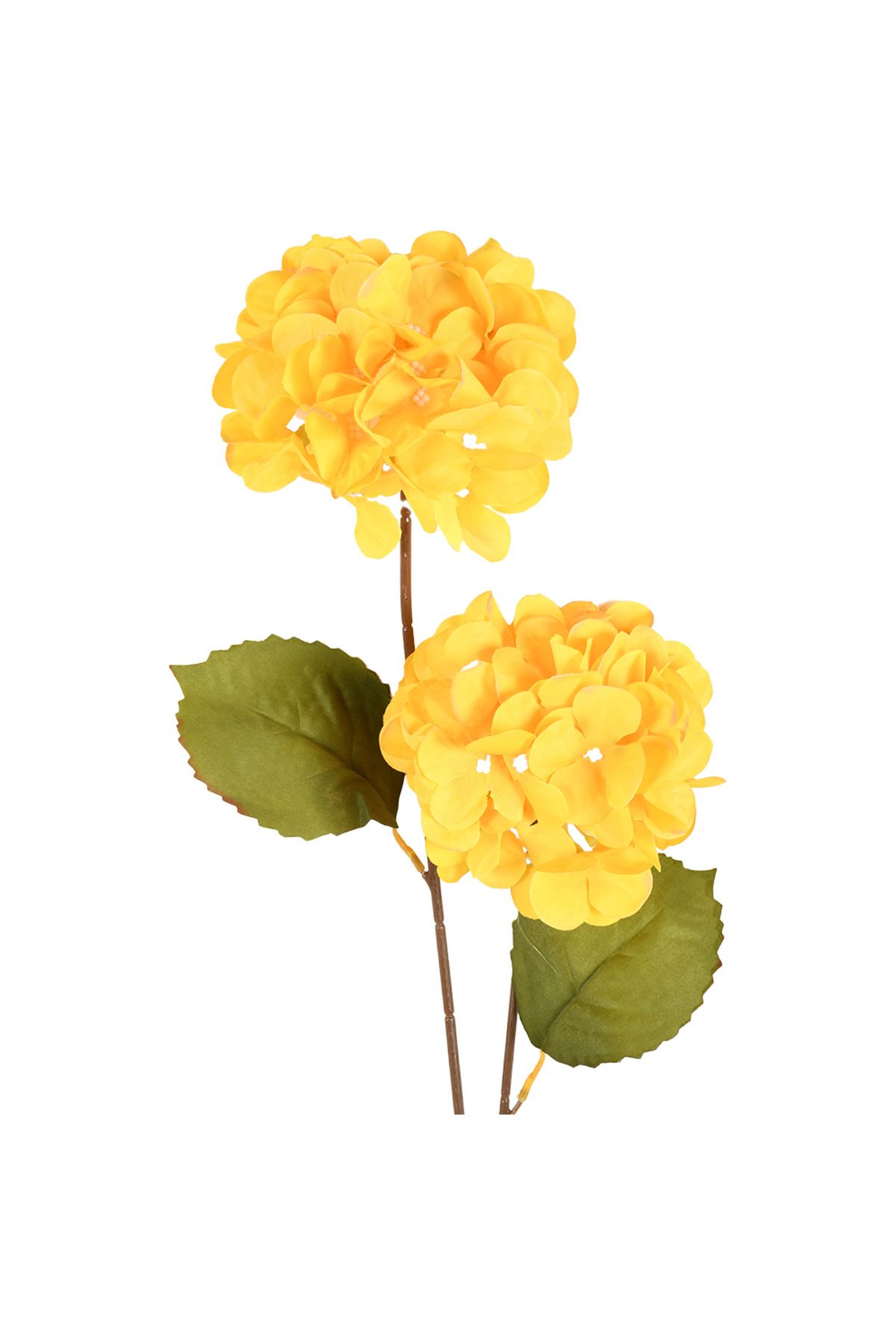 Leona Dekoratif Ürünler HYDRANGEA YAPAY CICEK SARI