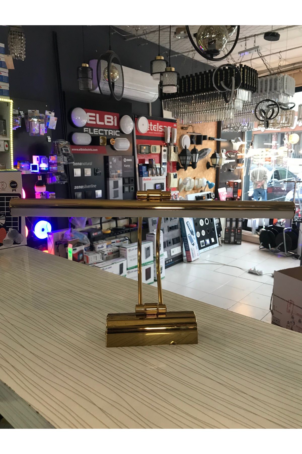Elif FLÜT LED APLİK GOLD KASA 6500 K BEYAZ IŞIK TABLO APLİĞİ 35 CM