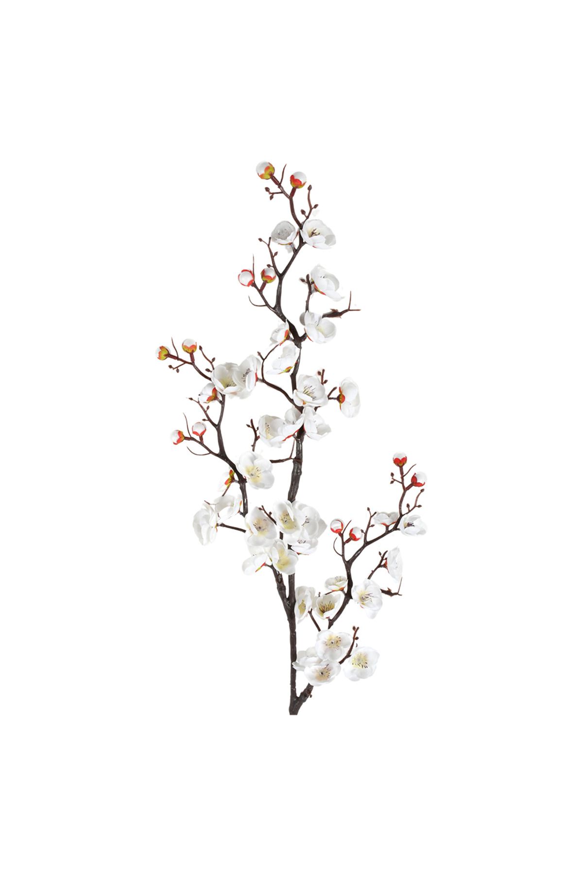 Leona Dekoratif Ürünler SPRING BRANCH YAPAY CICEK BEYAZ