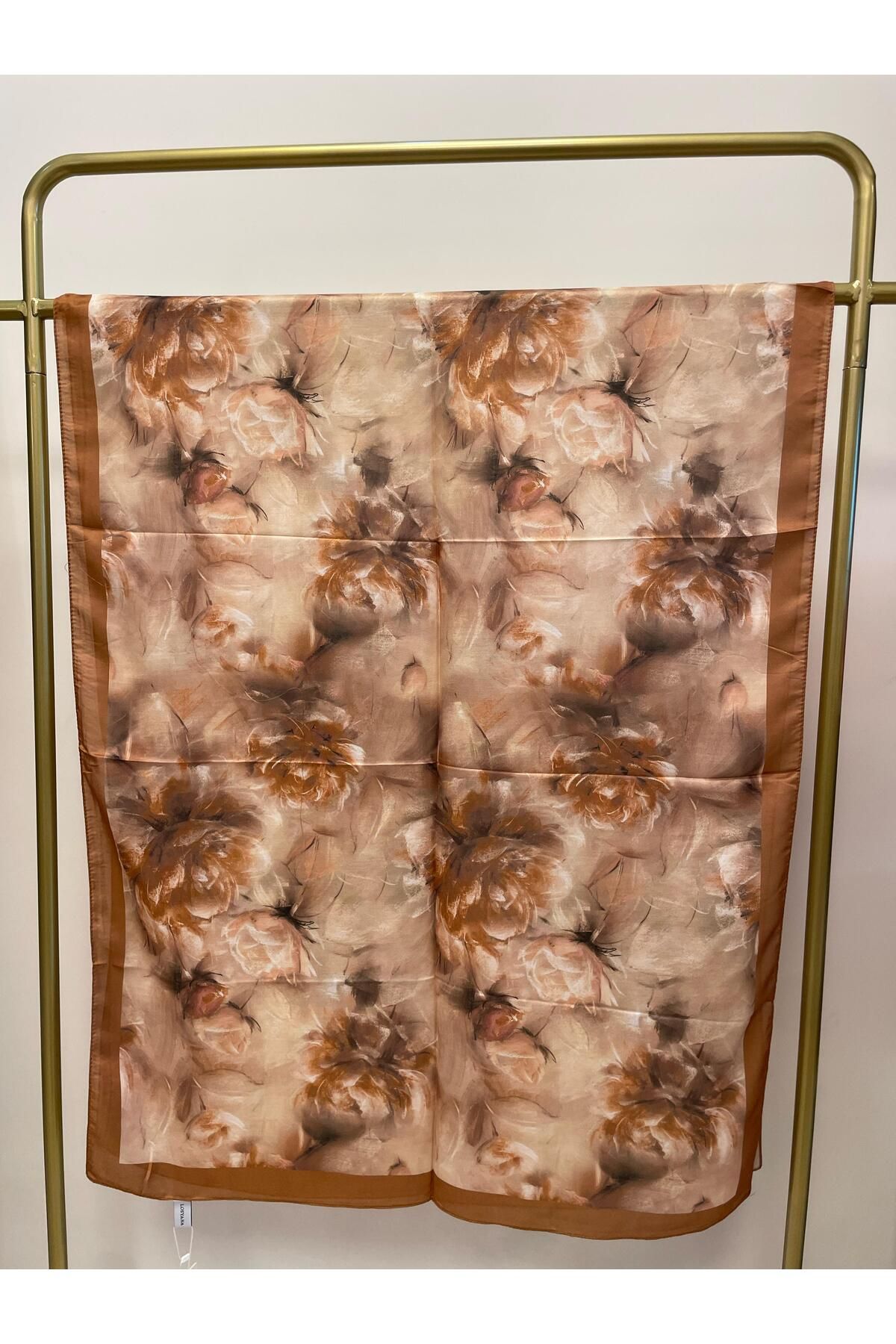 MENESSA Pamuk Soft Flower Desen Şal