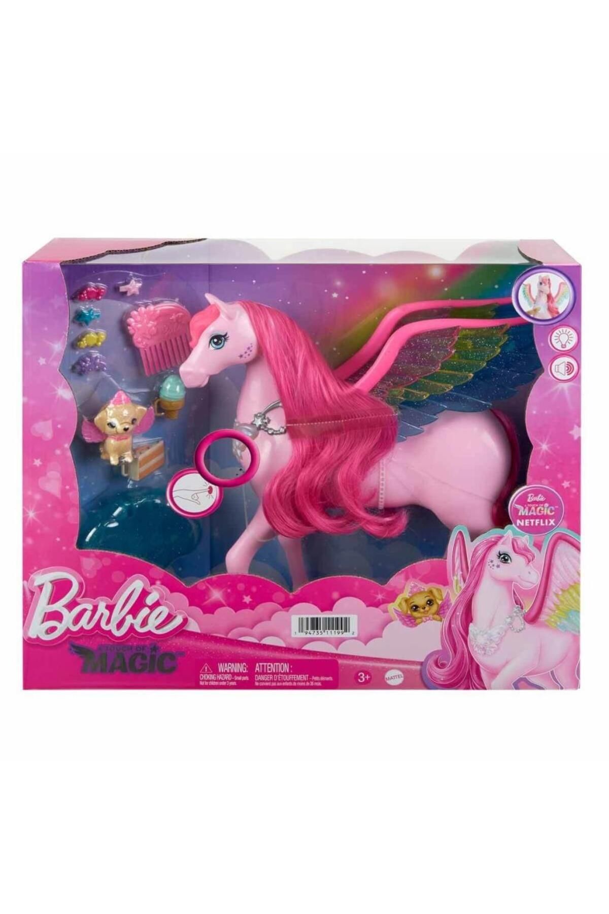 MR RZN STORE HLC40 Barbie A Touch Of Magic Peggy ve Aksesuarları