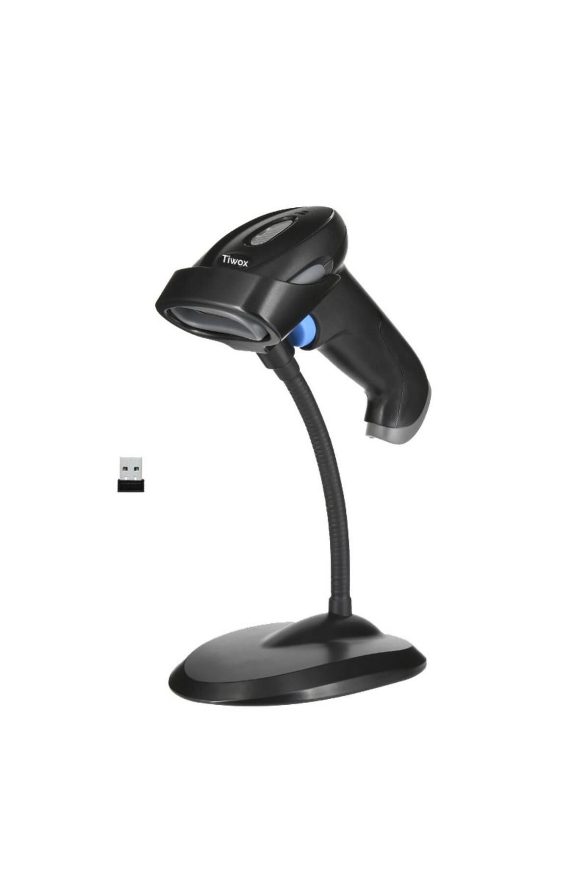 Tiwox VSK-120 2D Bluetooth Wi-fi Stand Bataryalı Karekod Kablosuz Barkod Okuyucu