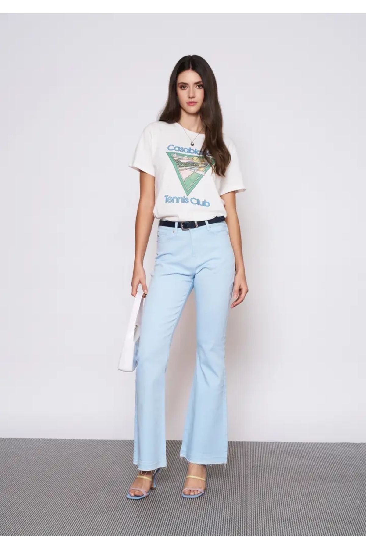 EUROFASHION Mavi Rosa Denim Pantolon