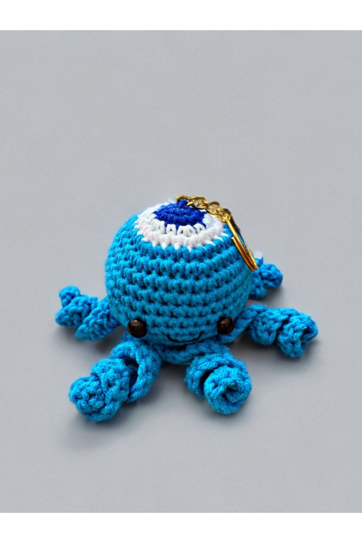 Home Ahtapot Amigurumi Örgü Anahtarlık & Çanta Süsü