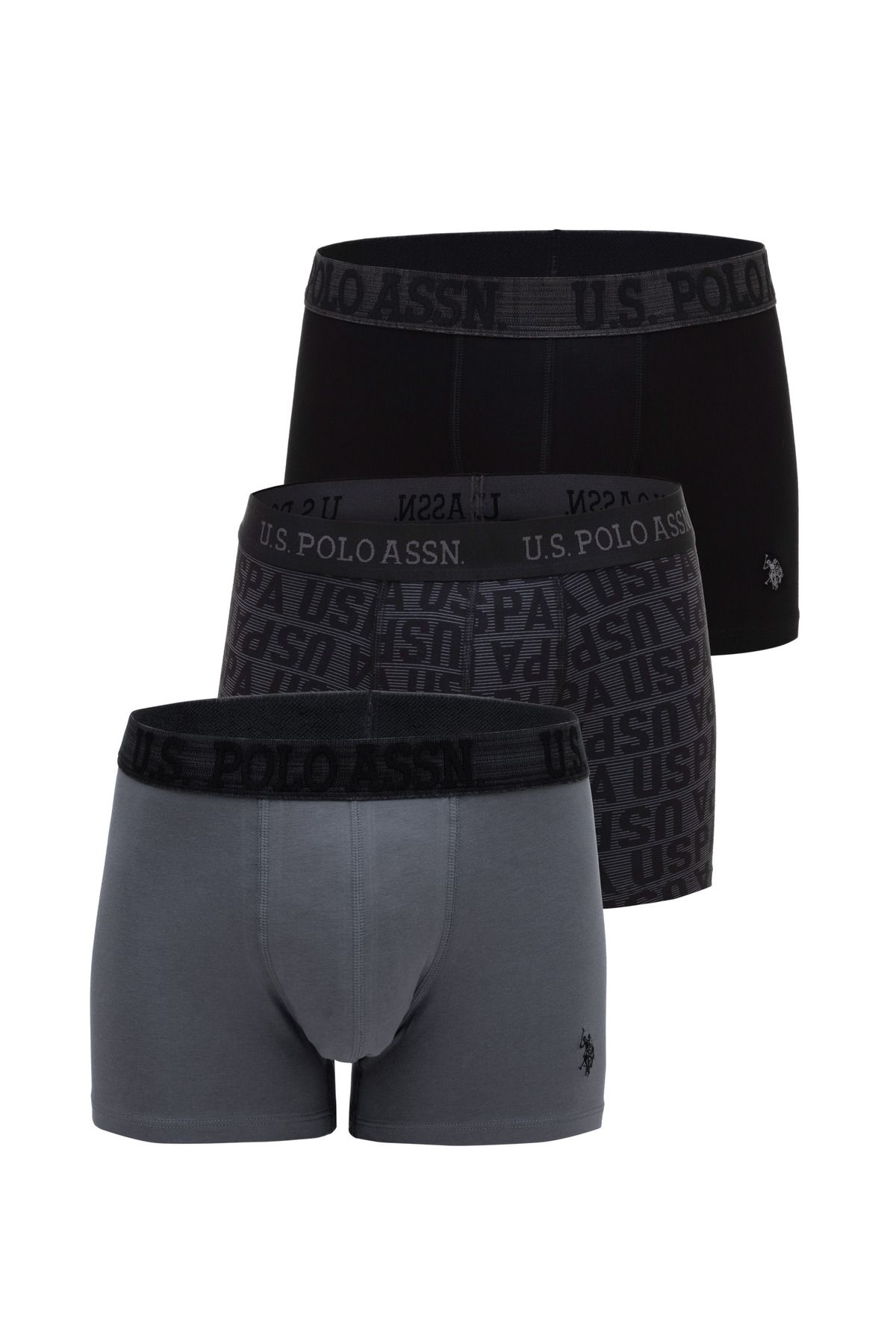 U.S. Polo Assn. Erkek Antrasit Melanj İç Giyim Alt 50310683-VR081