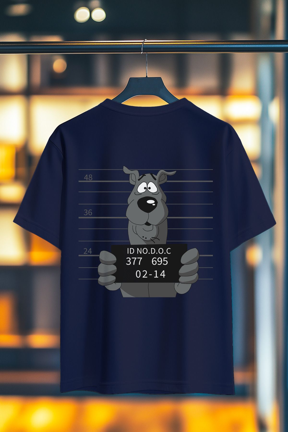 BookOrBook Scooby Prison Break %100 Pamuk Premium Kalite Sırt Baskılı T-Shirt