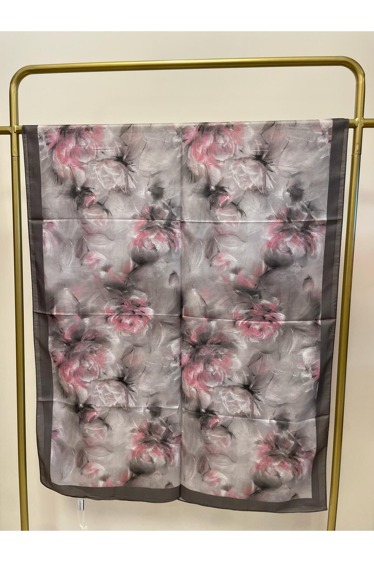 MENESSA Pamuk Soft Flower Desen Şal