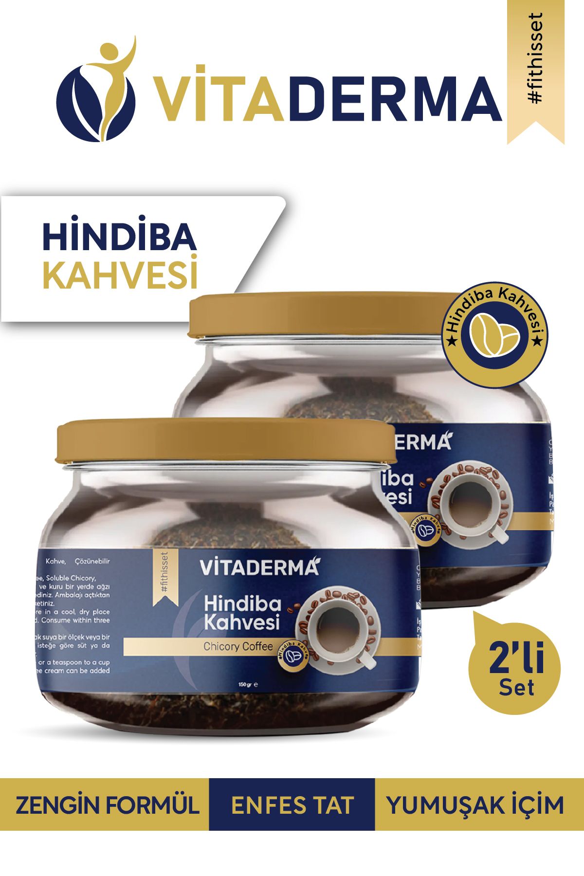 VİTADERMA HİNDİBA KAHVESİ 2'Lİ SET
