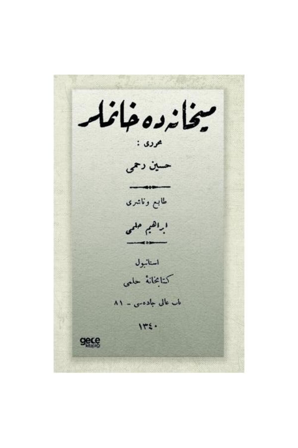 Gece Kitaplığı Meyhanede Hanımlar (Osmanlıca)