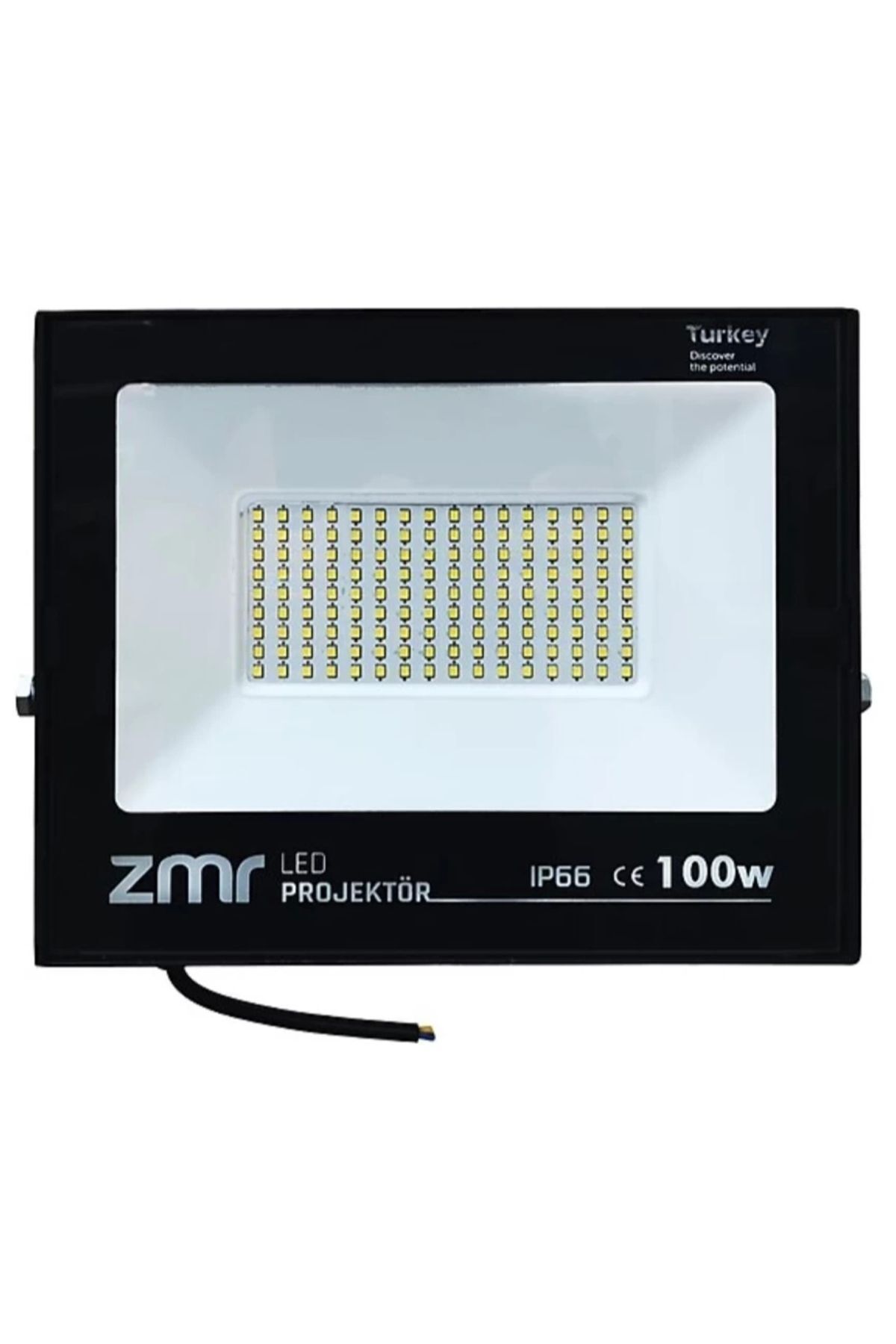 fiba teknik 100w Ultra Slım Led Projektor 6500k Beyaz Işık zmr