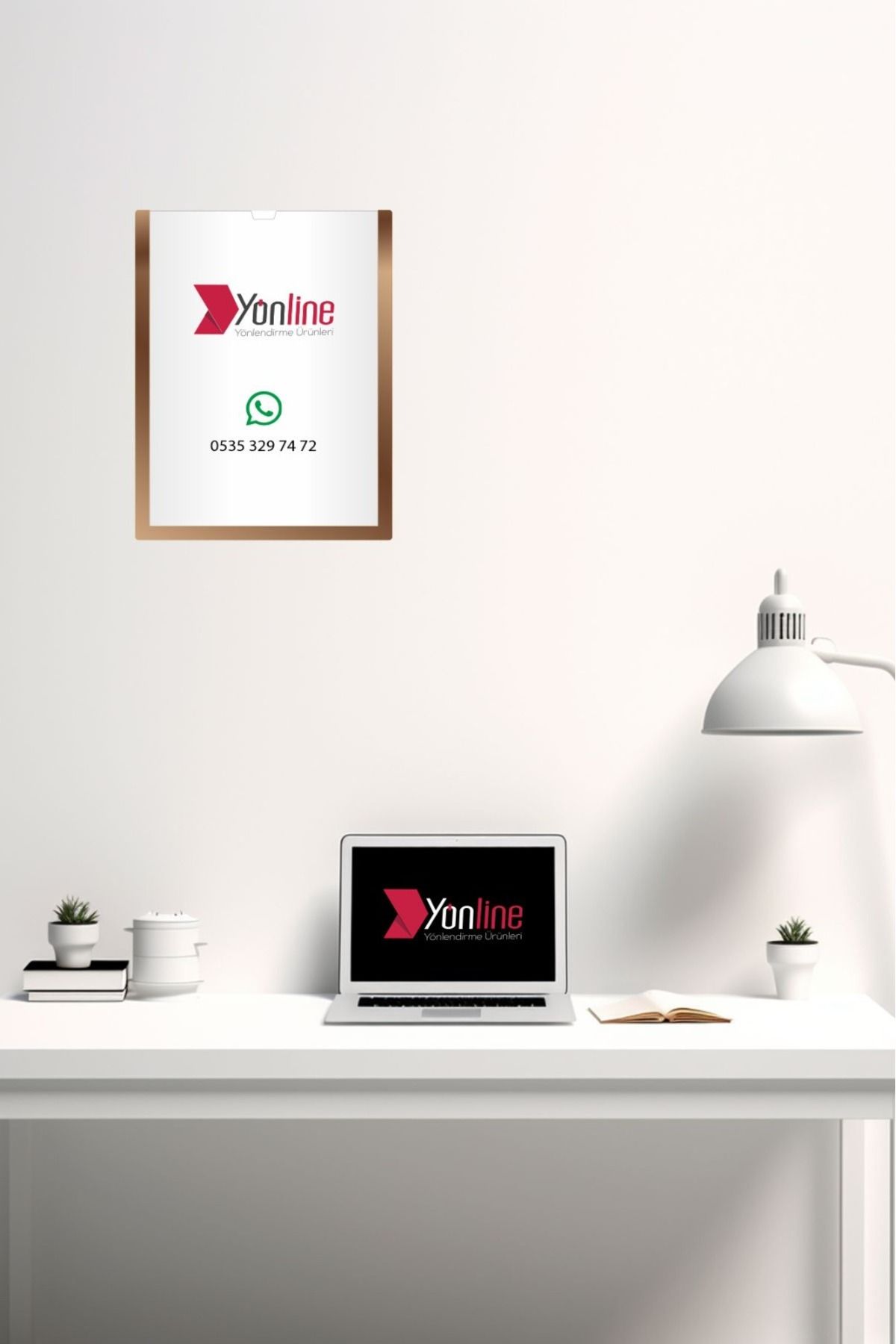 Yönline-2Pcs A4 Bronze Mirrored Document Certificate Frame Self-Adhesive Easy to Replace Foil 3