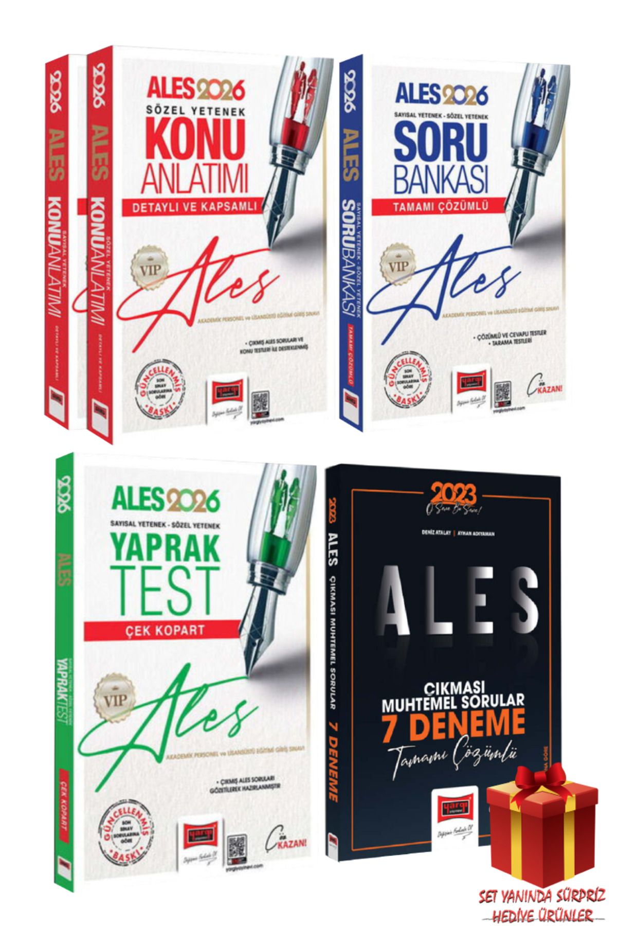 Yargı Yayınları 2025 ALES Yargı Konu Anlatımı+ Soru Bankası+ Yaprak Test+ Çıkması Muhtemel 7 Deneme