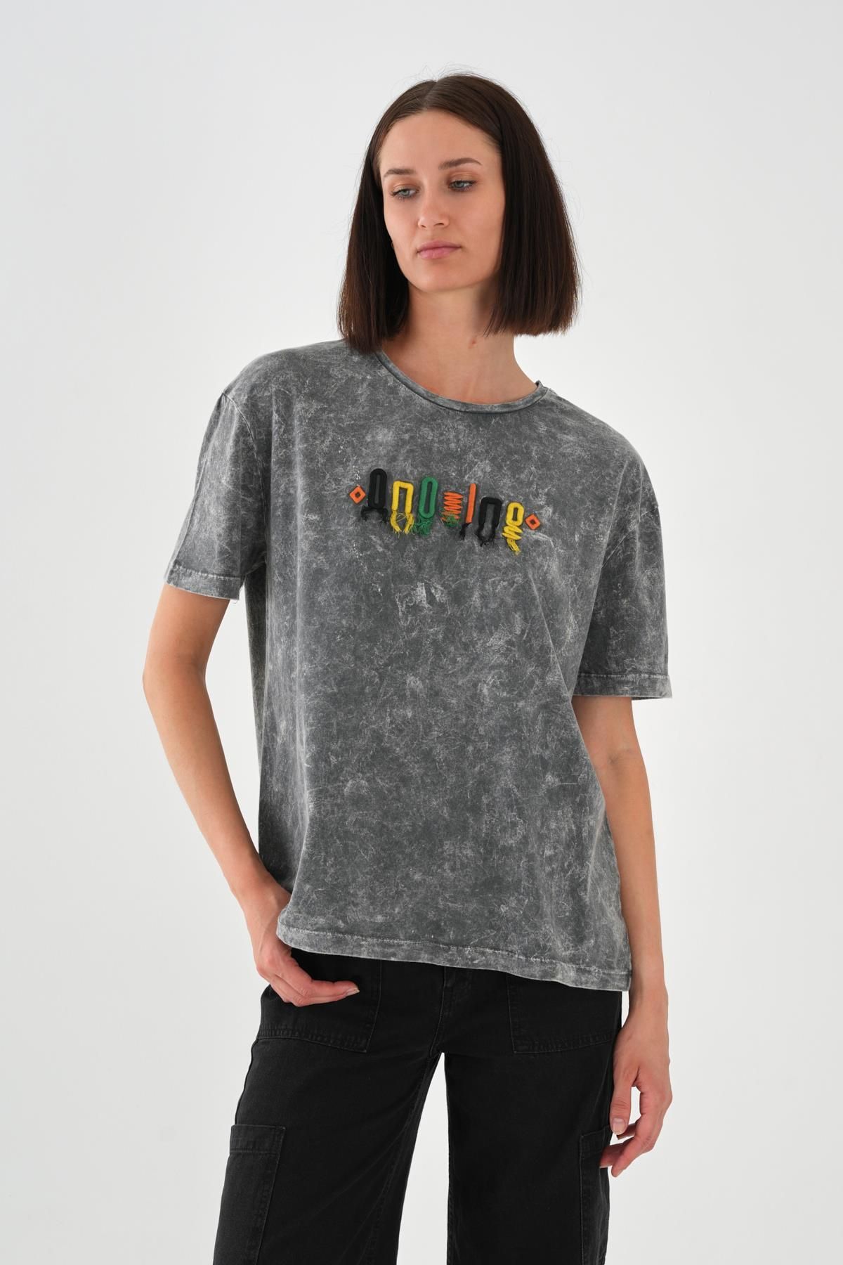 ALEXANDERGARDI Desenli Kısa Kollu T-shirt