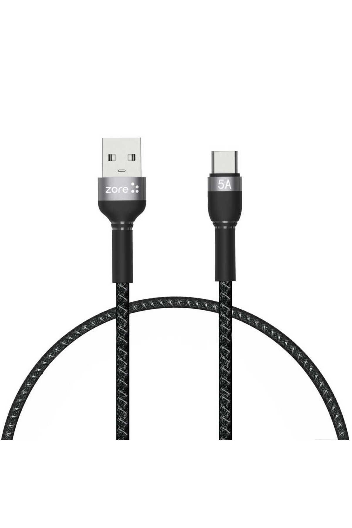 YTSGLOBAL Siyah Shira Serisi Type-c Usb Kablo 30 cm-YTSG