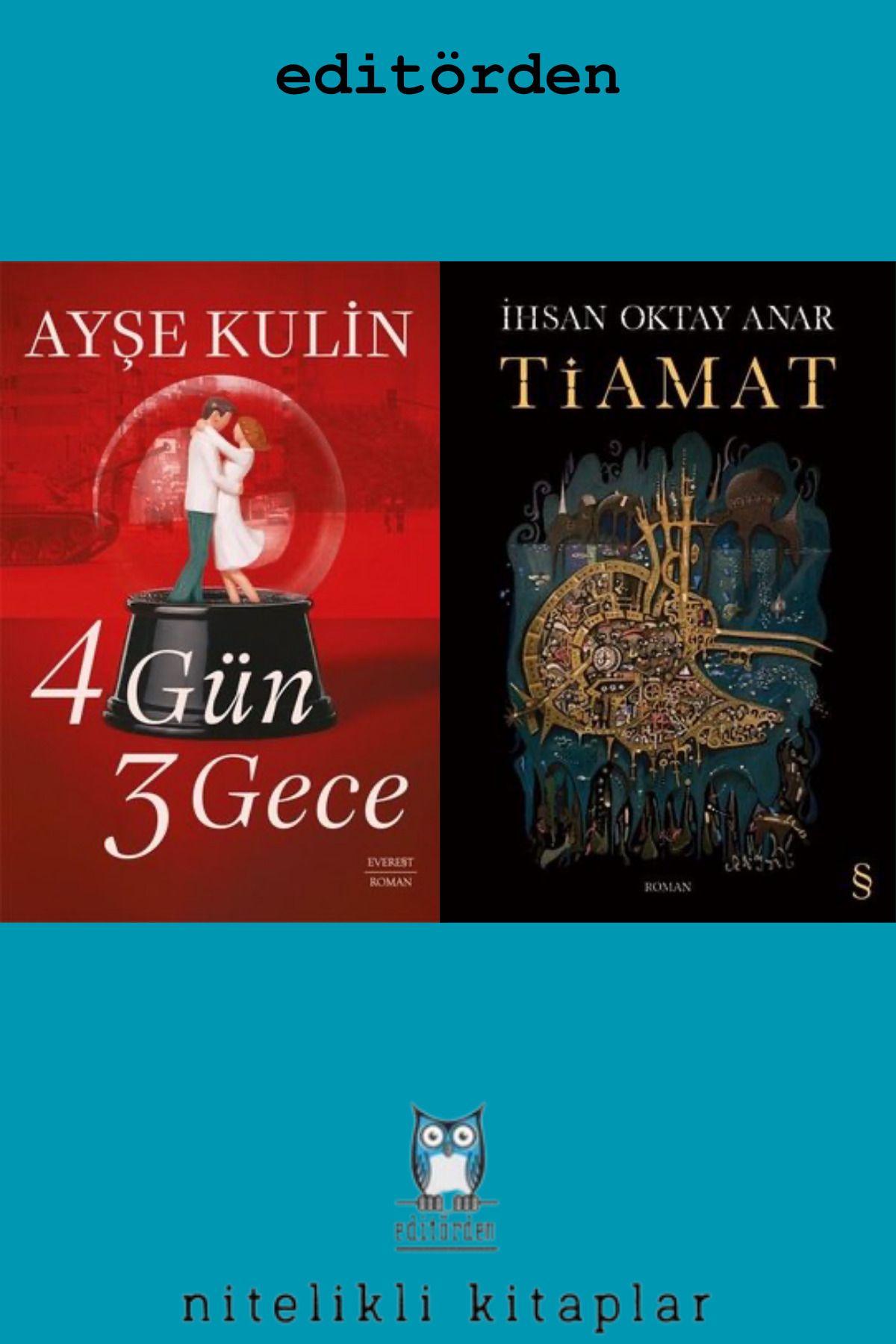 Everest Yayınları 4 Gün 3 Gece - Tiamat / İhsan Oktay Anar