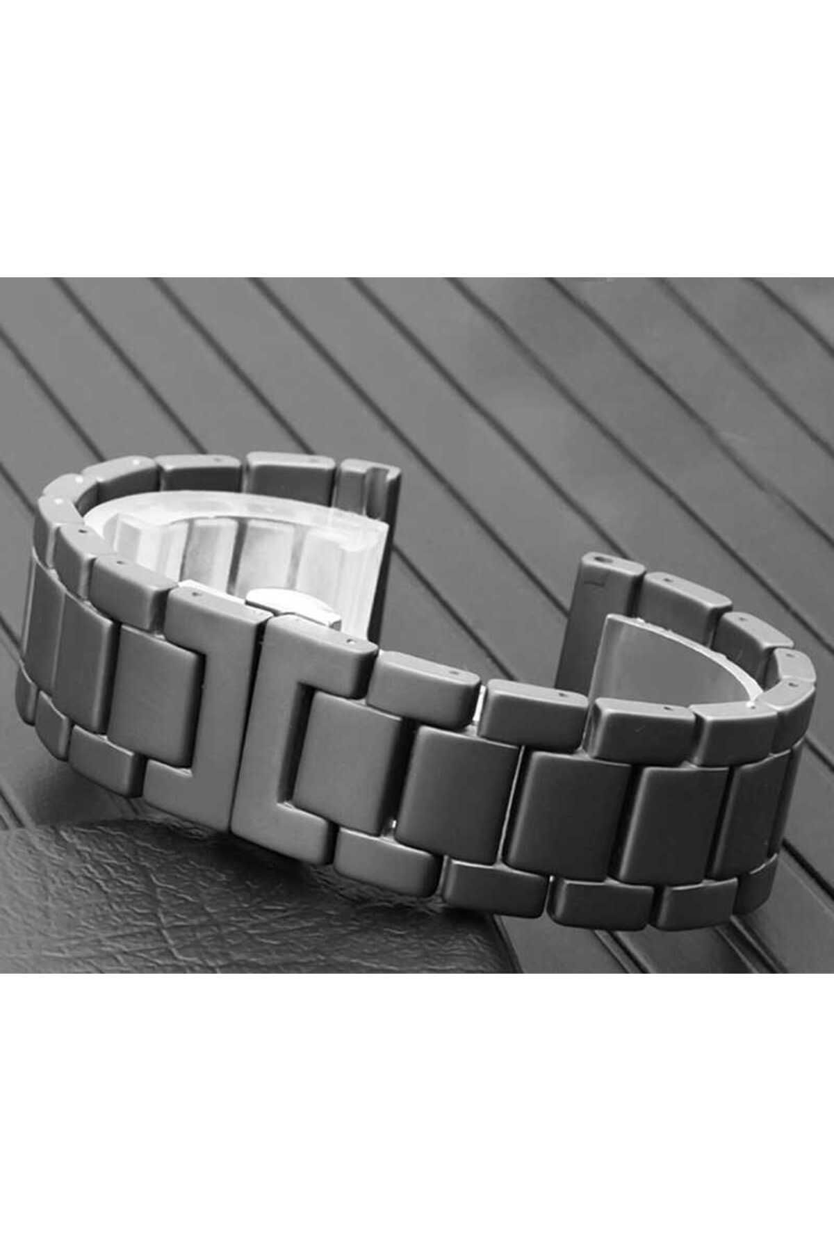 YTSGLOBAL Huawei Watch GT 3 42mm Mat Seramik Metal YTSG Kordon-Siyah