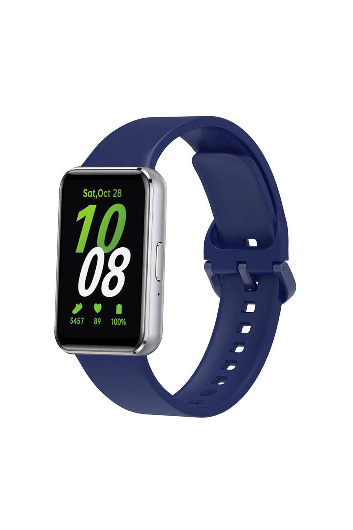 YTSGLOBAL Galaxy Fit 3 Silikon Kordon YTSG KRD-110 Strap Kayış-Lacivert