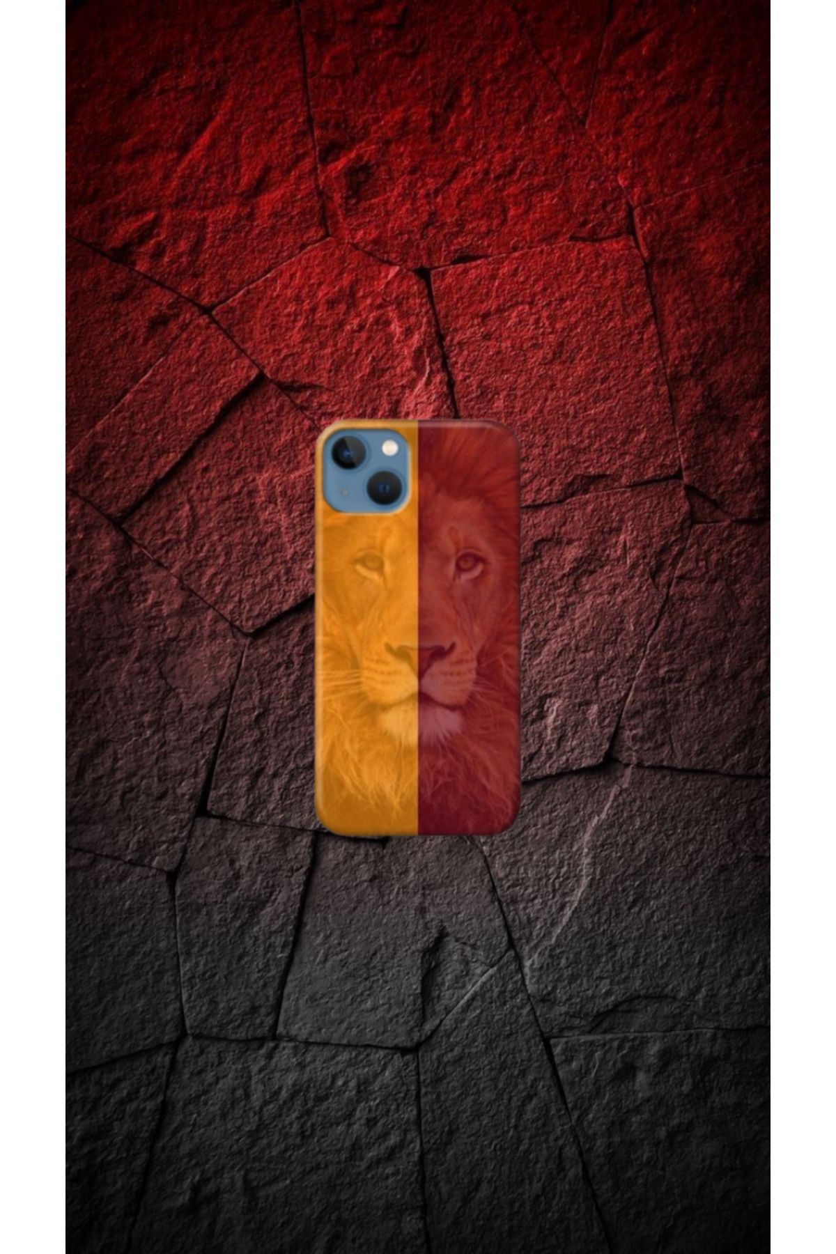 cover shopp Aslan Desenli Renkli Tasarımı-1 IP 13