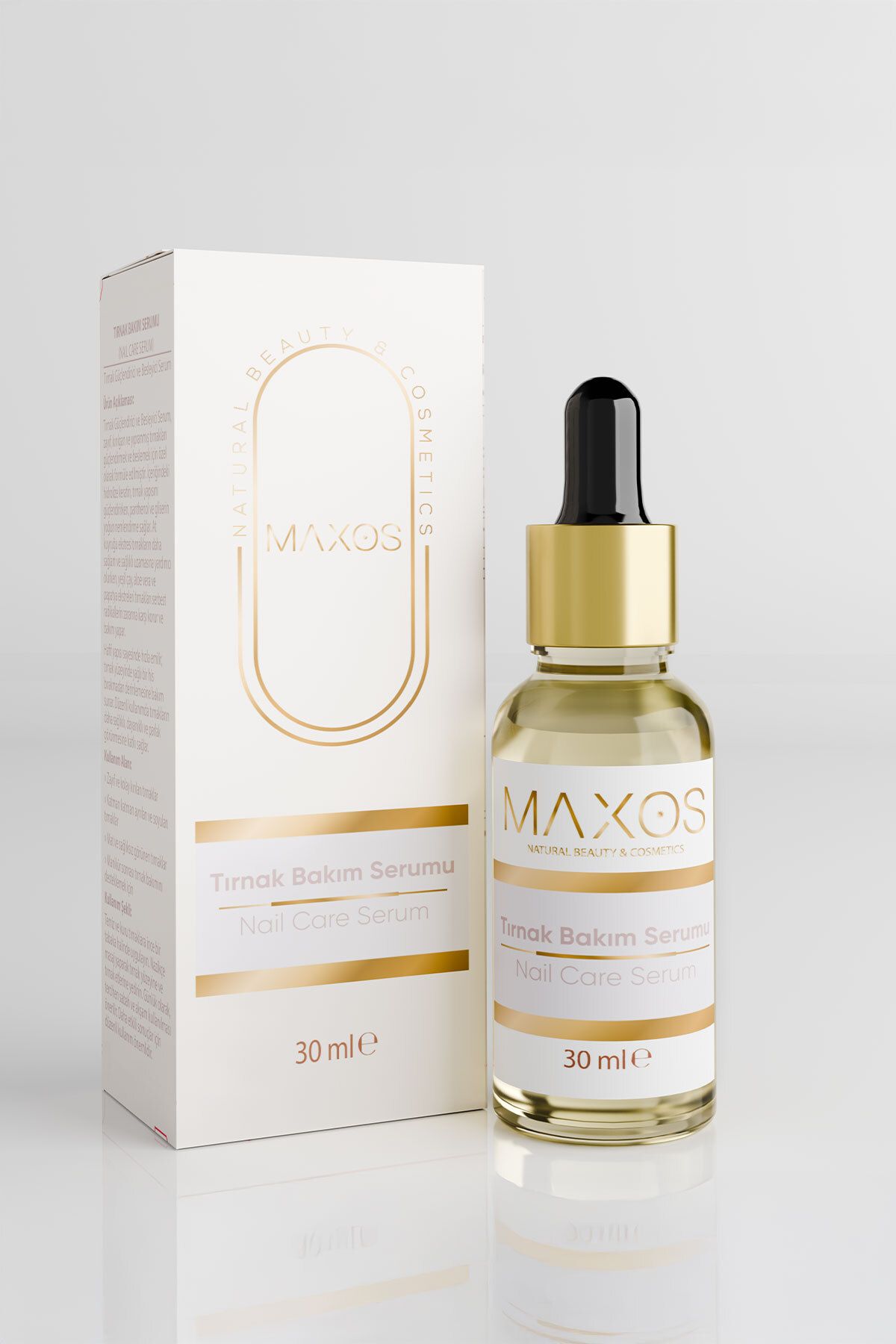 Maxos Hidrolize Keratin & Doğal Kökenli Bitki Özleri içeren Güçlendirici & Besleyici Tırnak Serumu 30ml