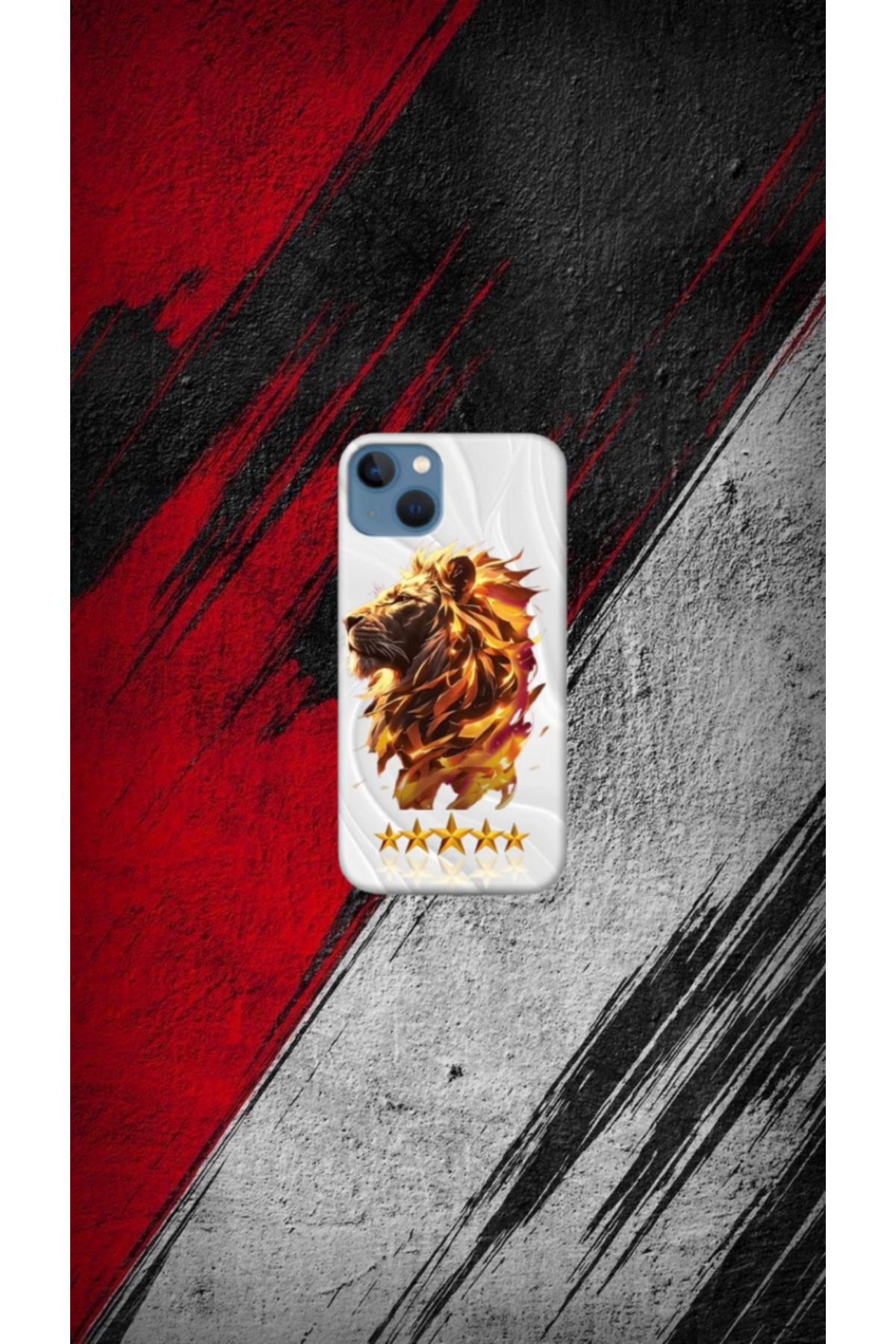 cover shopp Aslan Desenli Renkli Tasarımı-6 IP 14