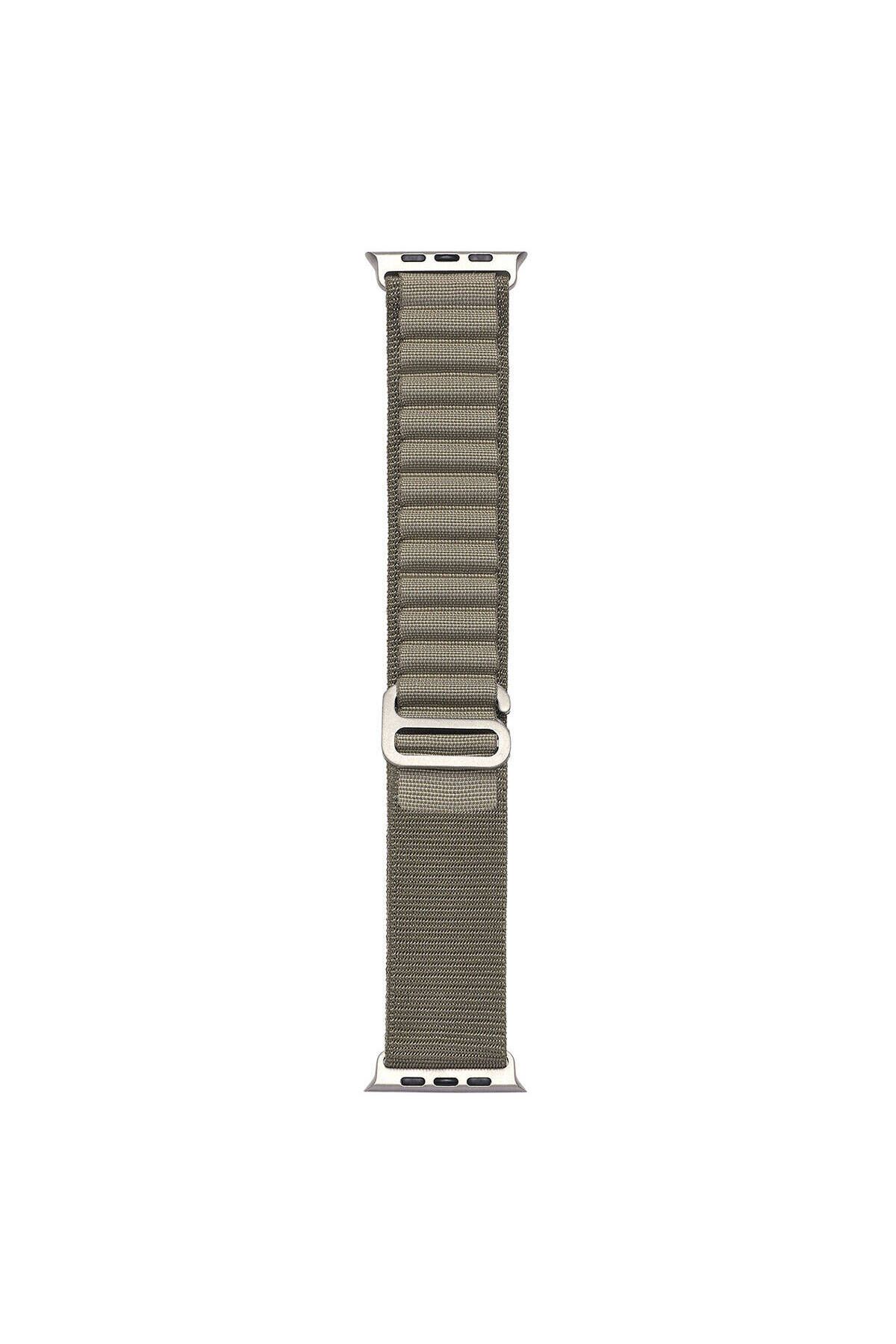 YTSGLOBAL Watch 40mm Uyumlu KRD-74 Hasır YTSG Kordon-Açık Yeşil