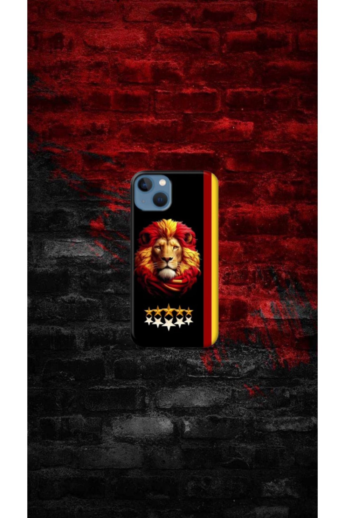 cover shopp Aslan Desenli Renkli Tasarımı-2 IP 15