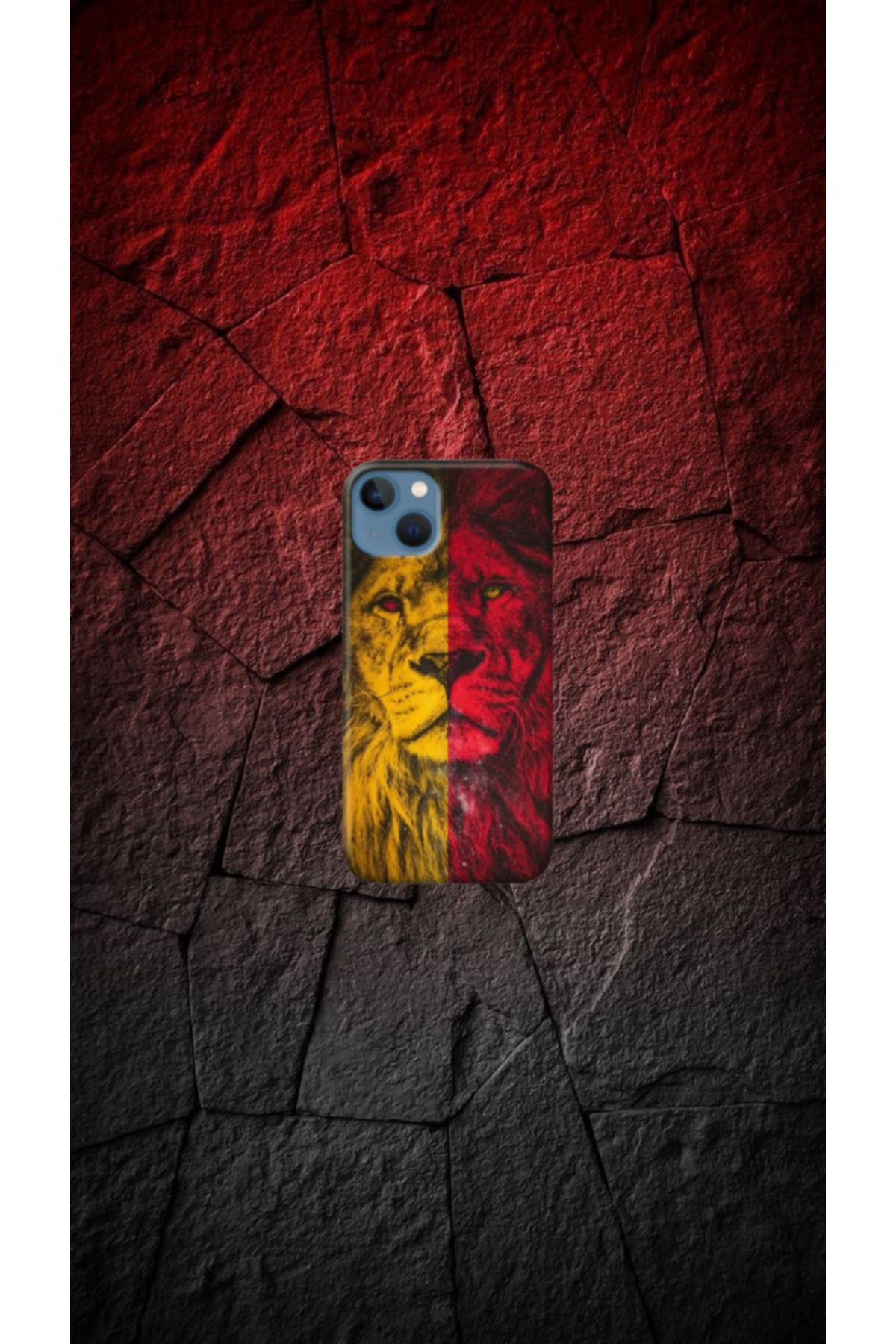 cover shopp Aslan Desenli Renkli Tasarımı-2 IP 13
