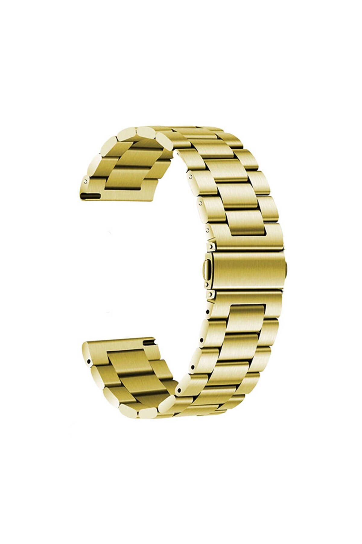 YTSGLOBAL Gear S2 YTSG- Band-04 20mm Metal Kordon-Gold