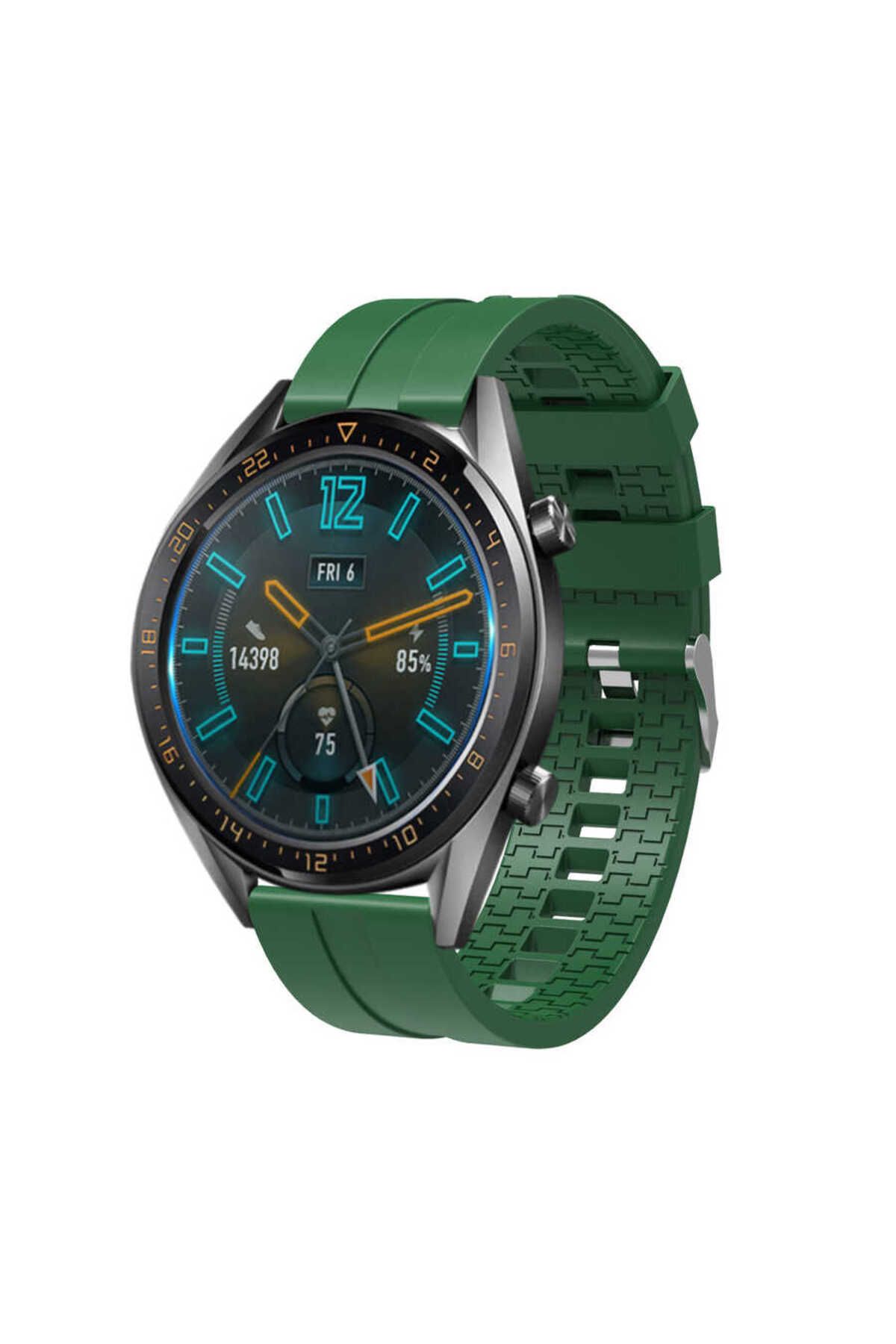 YTSGLOBAL Huawei Watch GT 3 46mm KRD-23 Uyumlu YTSG Kordon-Yeşil