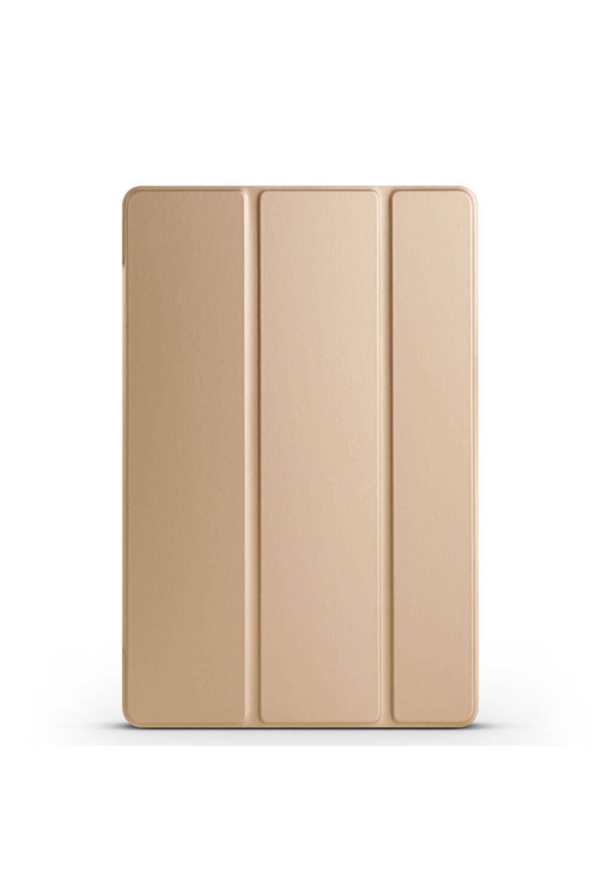 YTSGLOBAL Galaxy Tab A9 Uyumlu YTSG Smart Cover Standlı 1-1 Kılıf-Gold