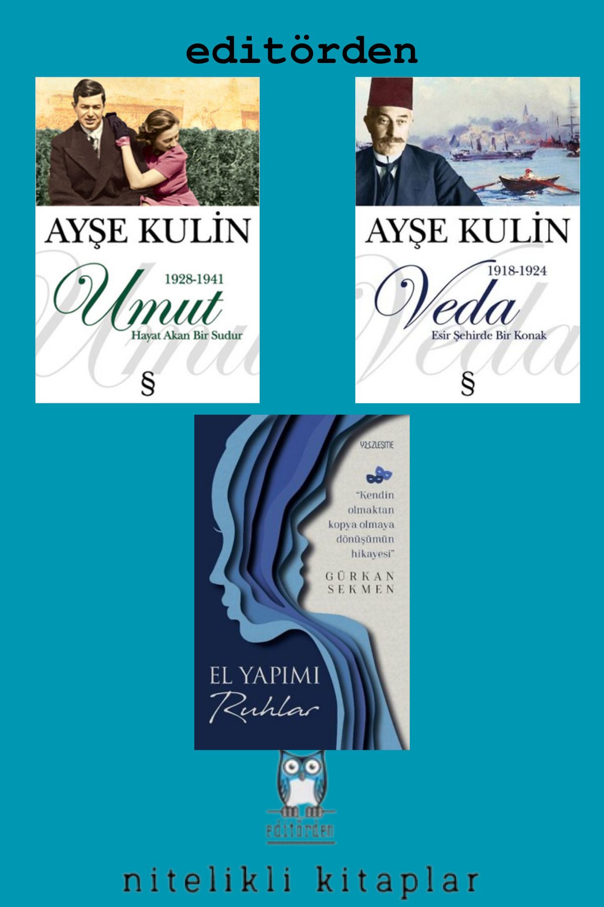 Yüzleşme Yayınları Veda - Umut - El Yapımı Ruhlar / Gürkan Sekmen