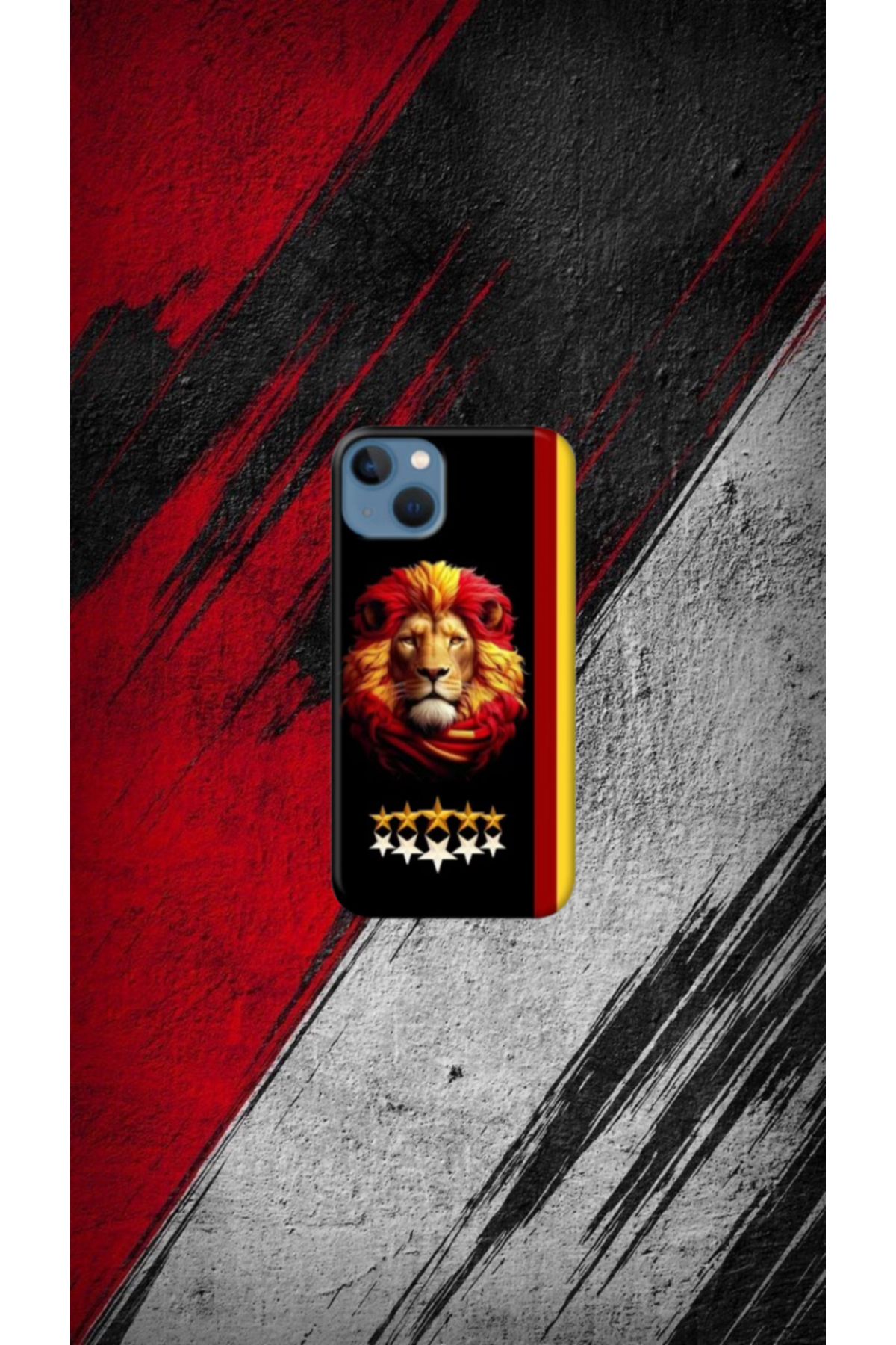 cover shopp Aslan Desenli Renkli Tasarımı-5 IP 14