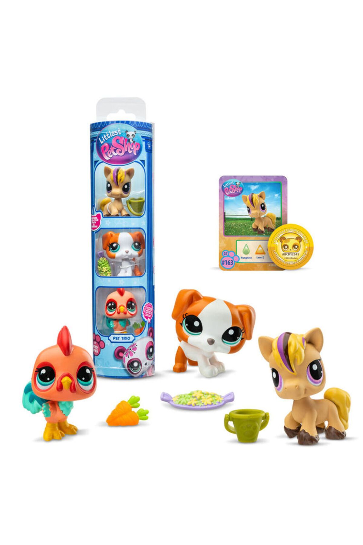 PREFTOYS Littlest Pet Shop Pet Trios S3 - Barnyard Pets ORİJİNAL BARKODLU